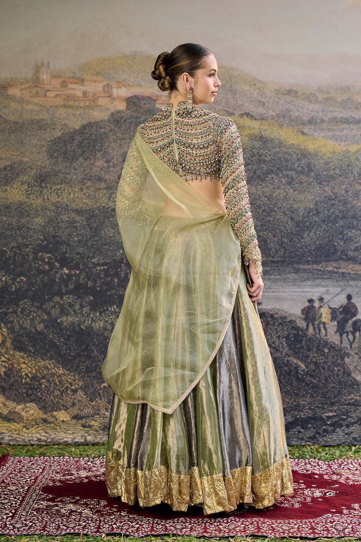 Zarreen Jadau Lehenga Set