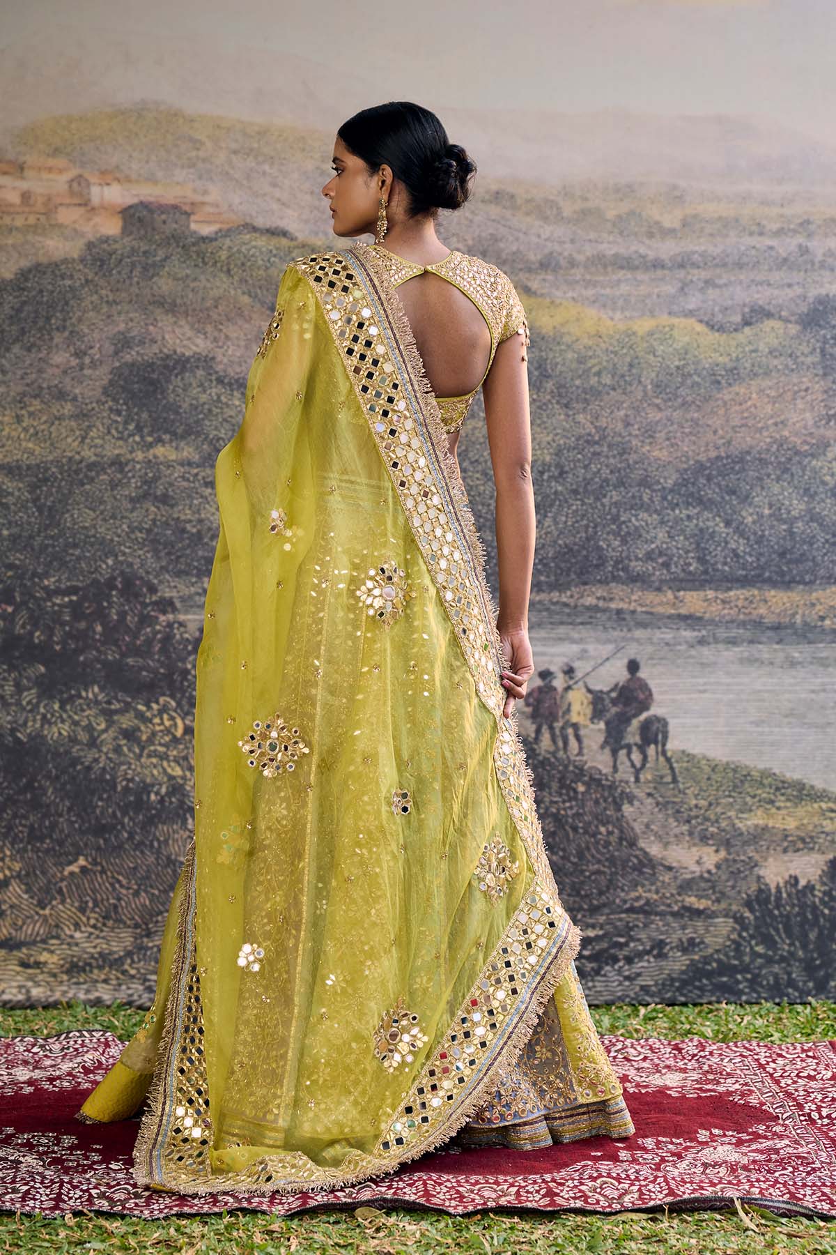 Rang Mahal Mirror Lehenga Set