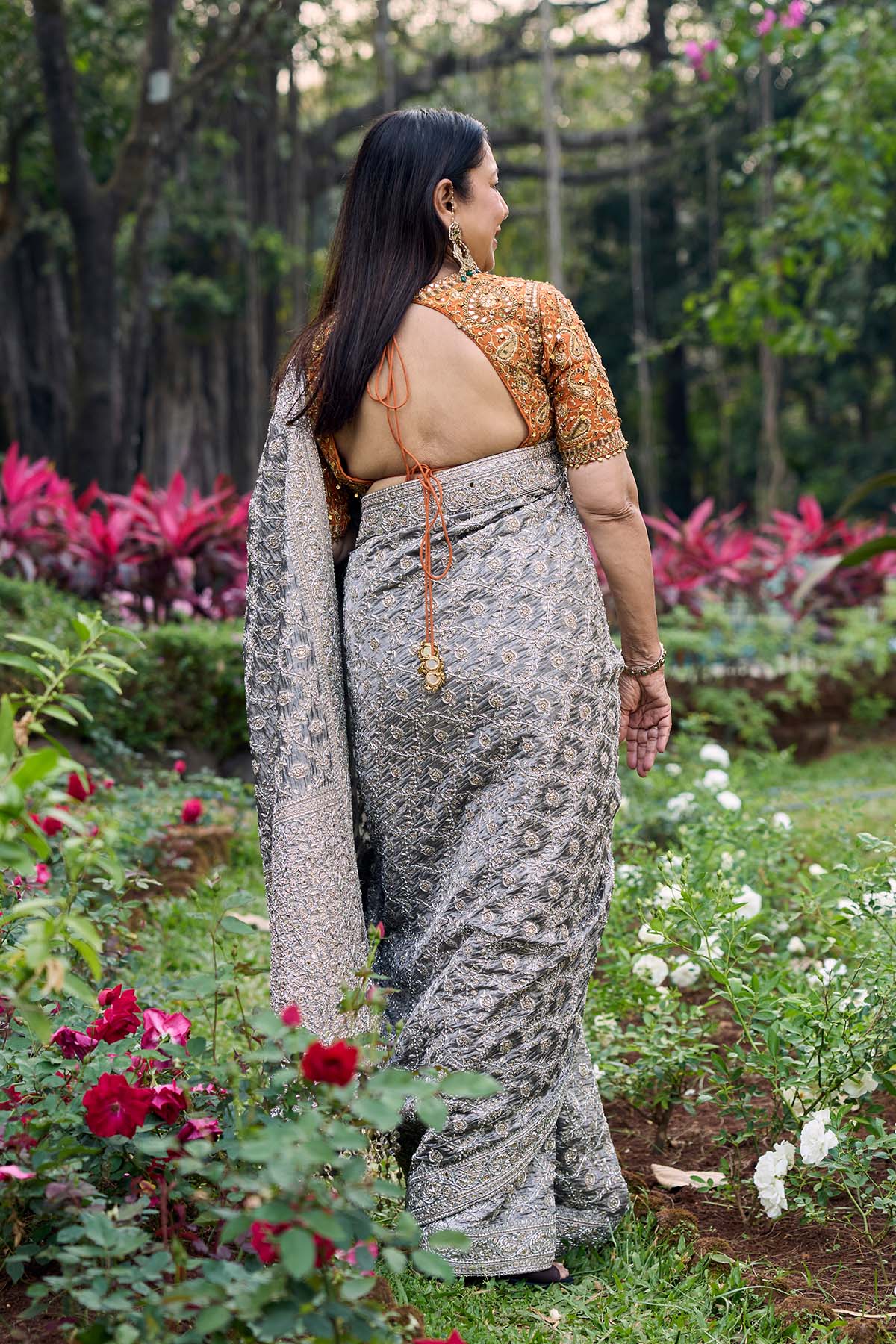 Chandi Rang Heritage Saree Set