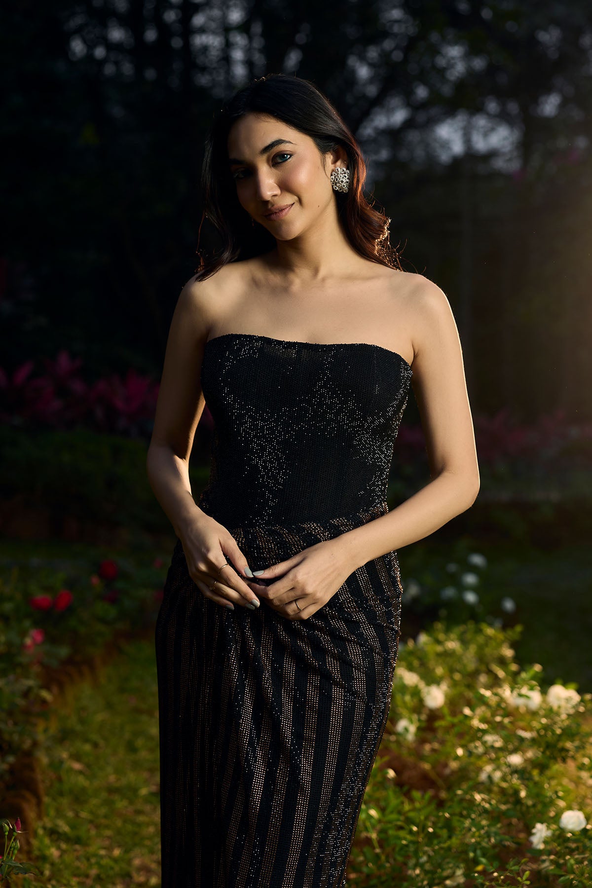 Shyamal Sona Crystal Gown