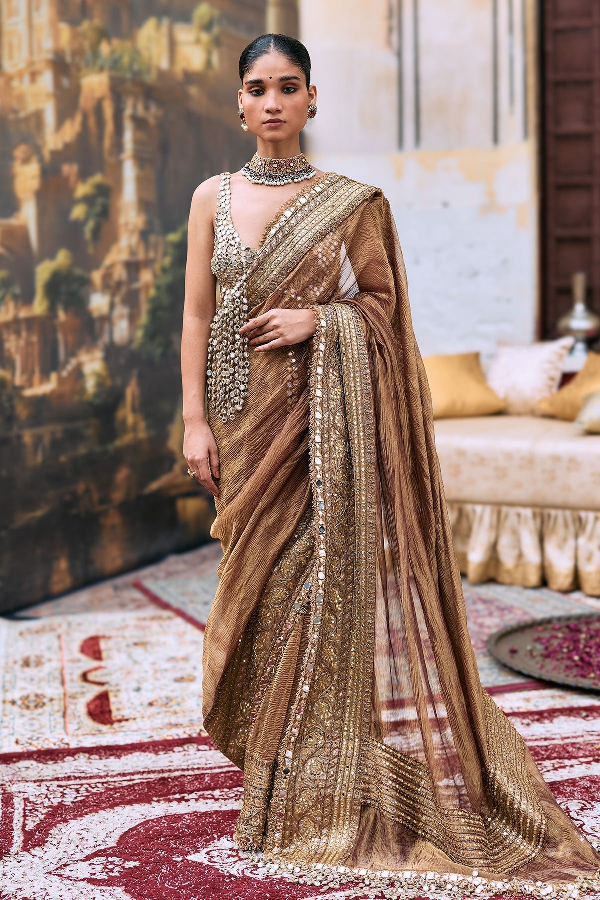 Manjusha Saree Set