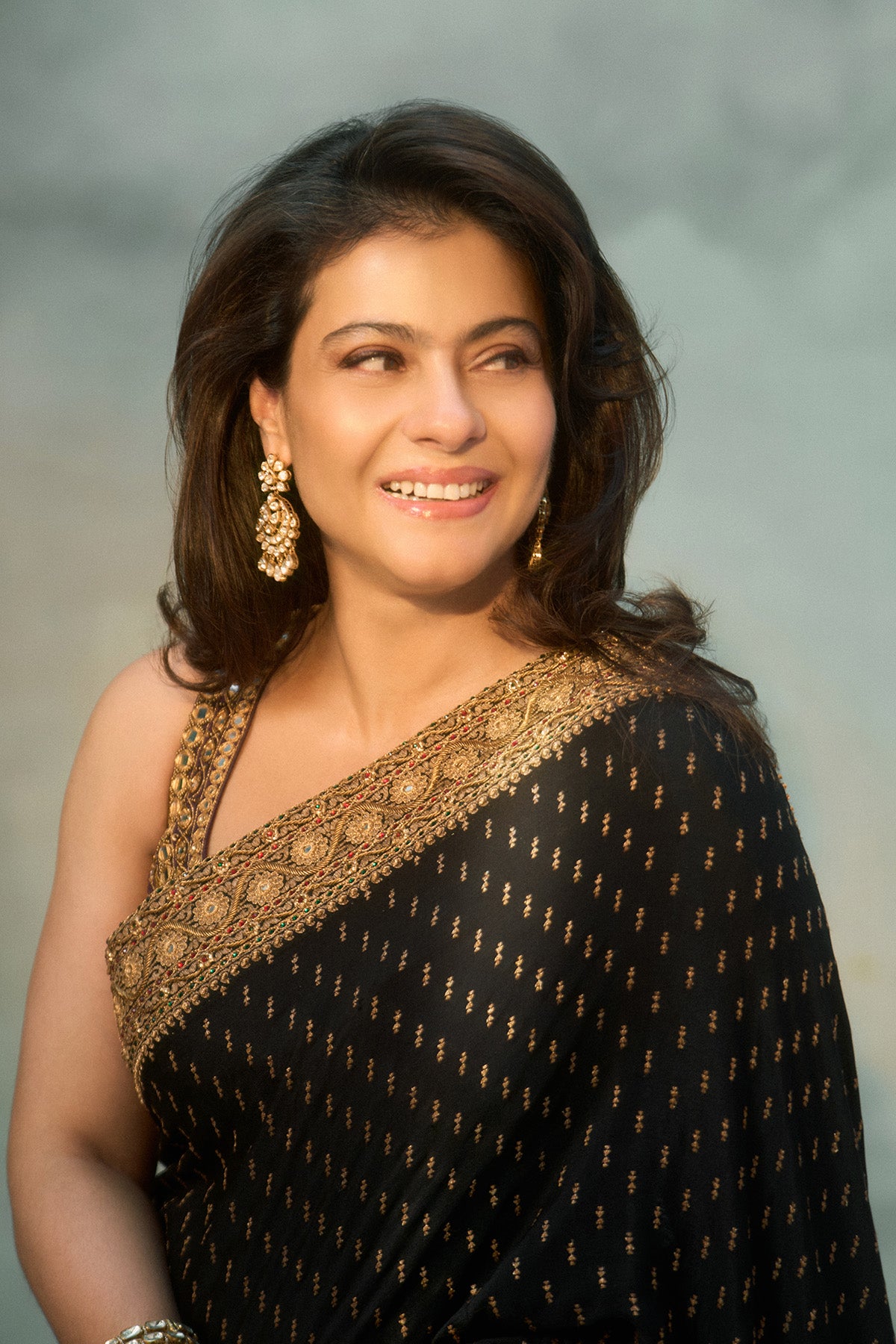 Kajol in Chandini Saree Set