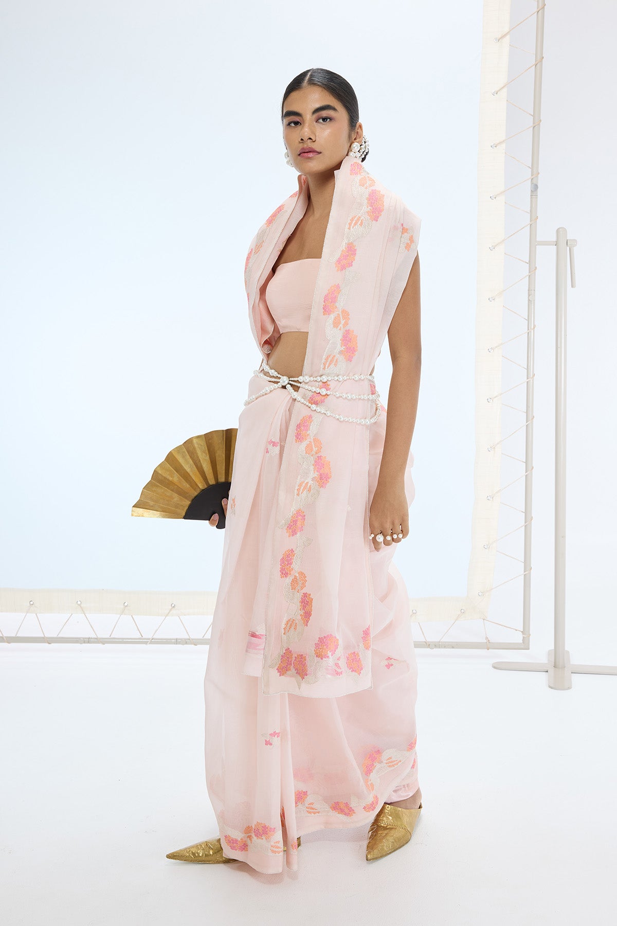 The Anna Saree in Pink