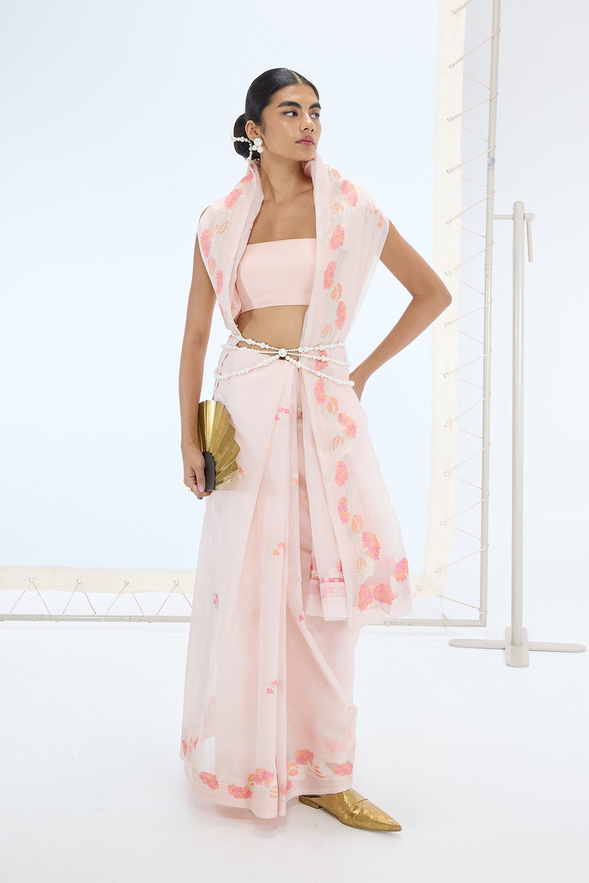 The Anna Saree in Pink