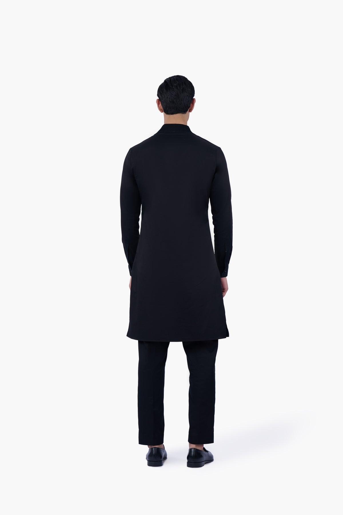 Noir Pintuck Kurta Set
