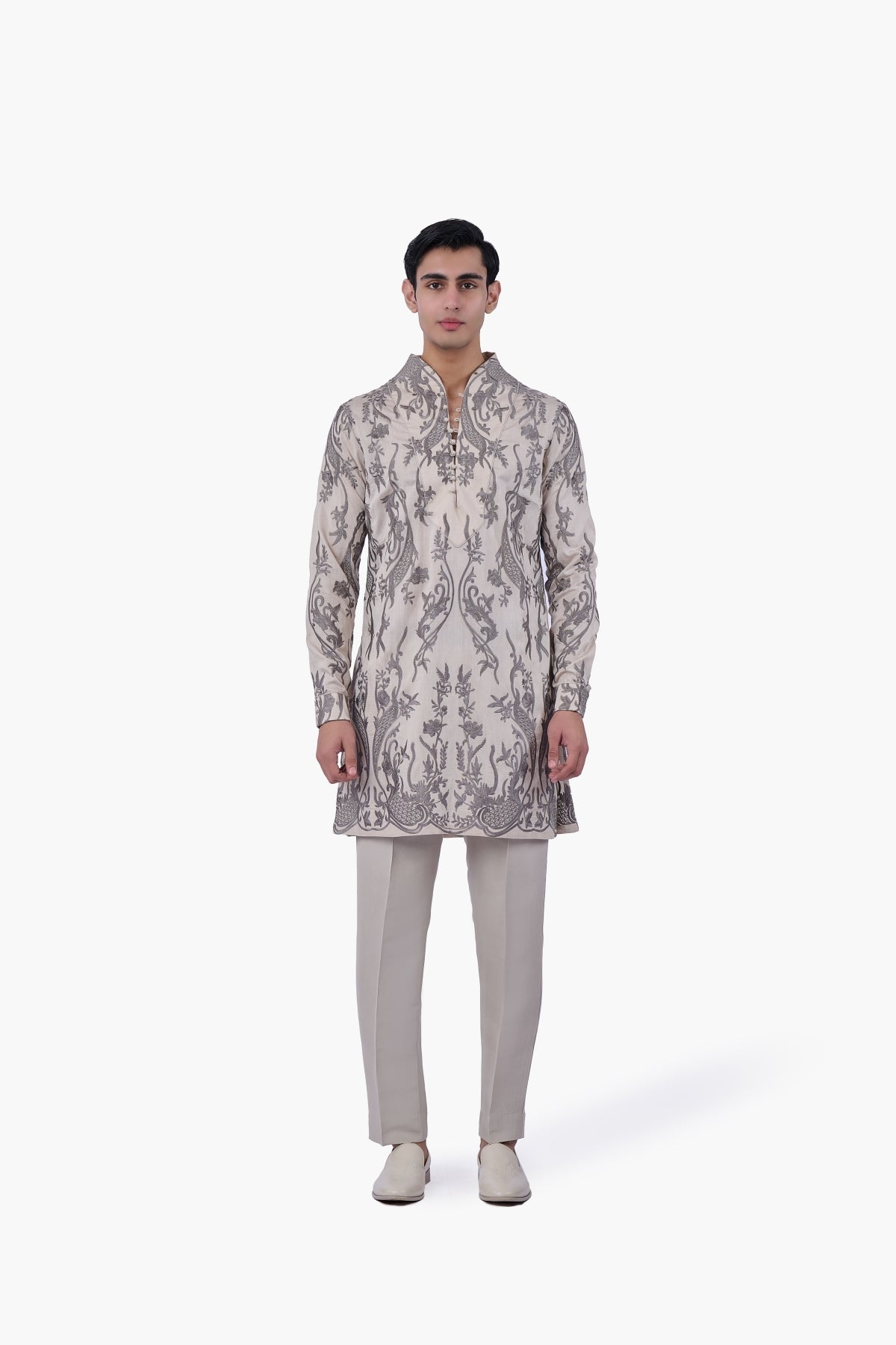 Silver Aureate Kurta Set