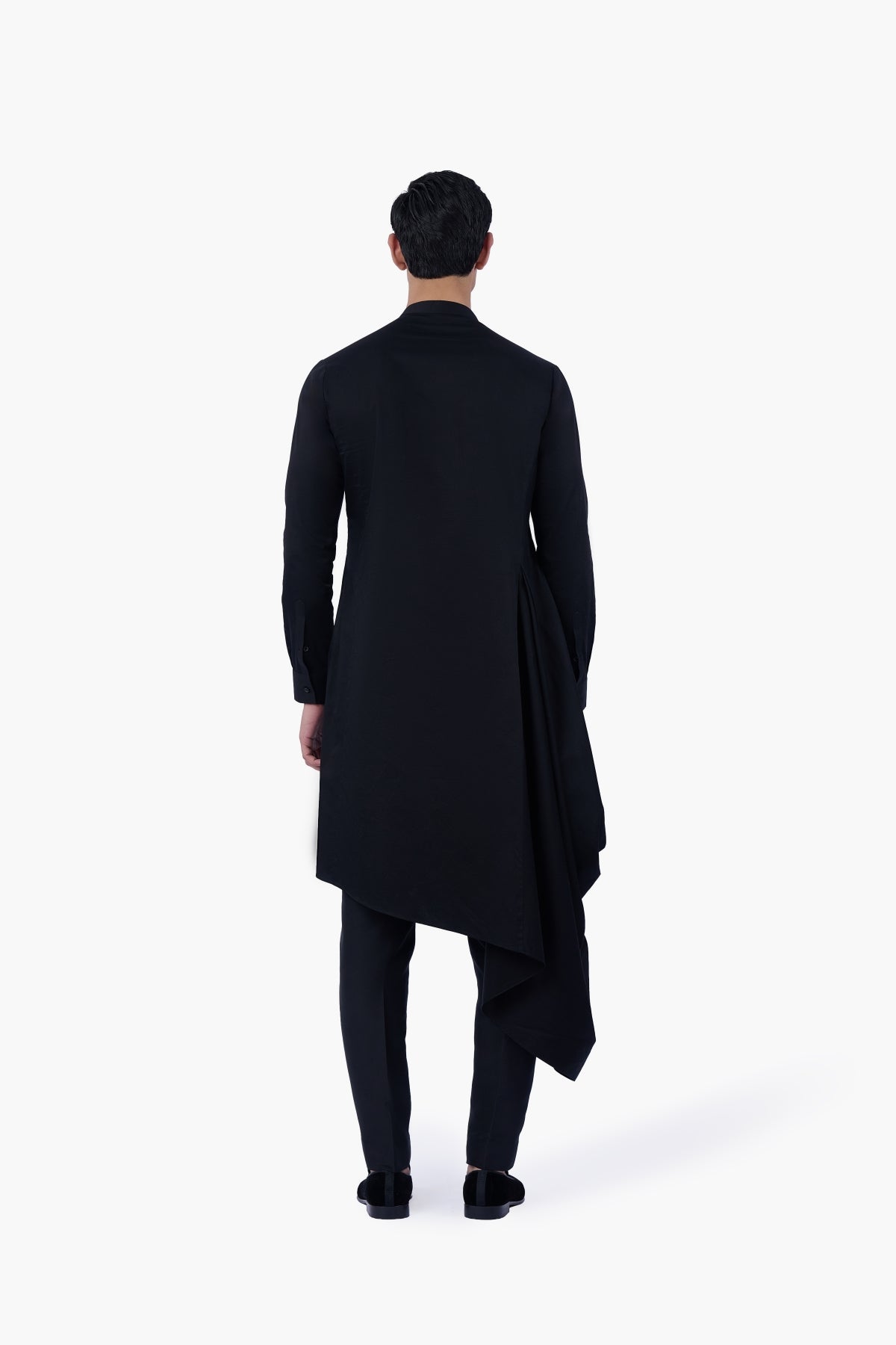 Black Axis Kurta Set