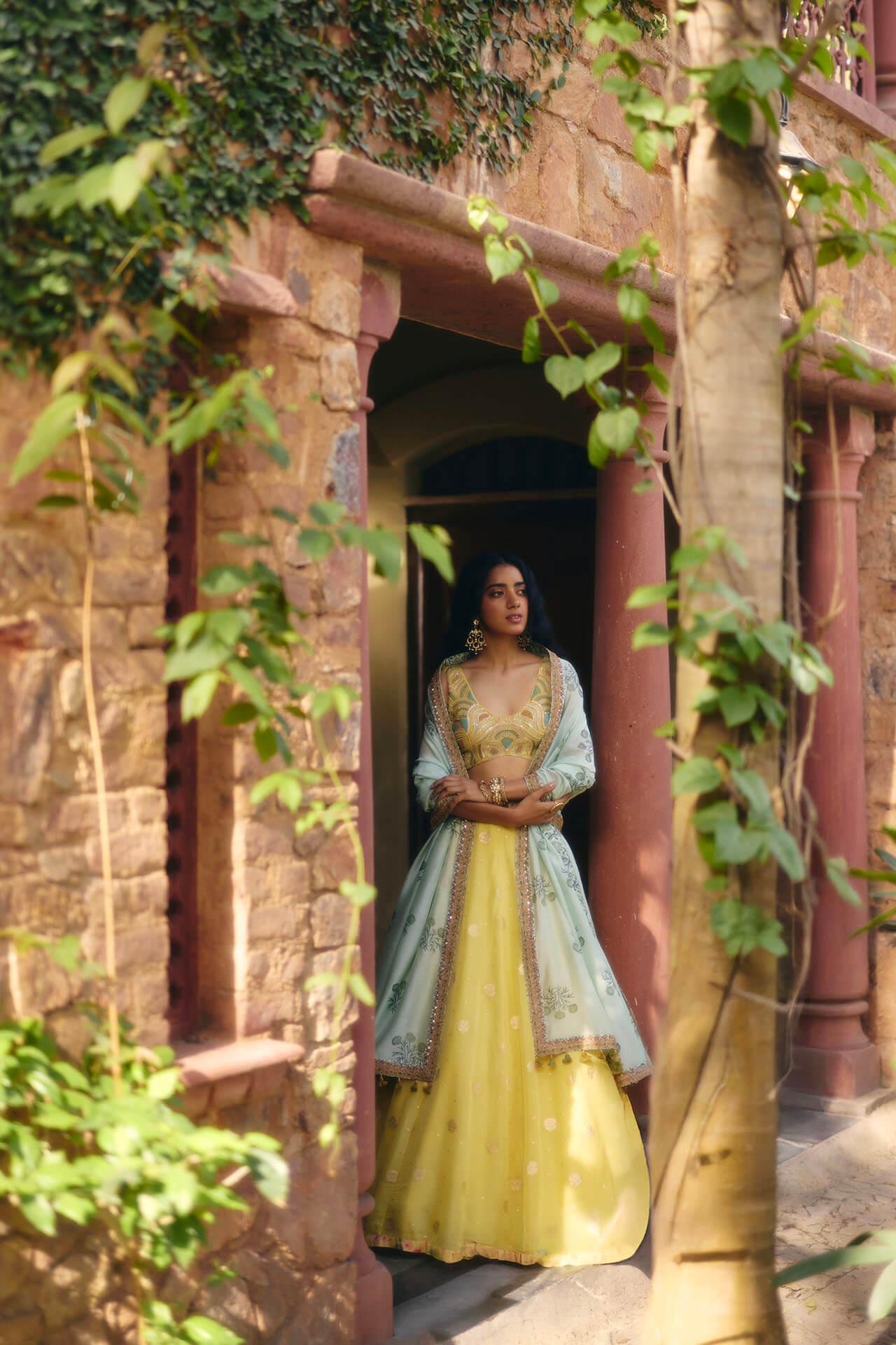 Love Is A Garden Lehenga