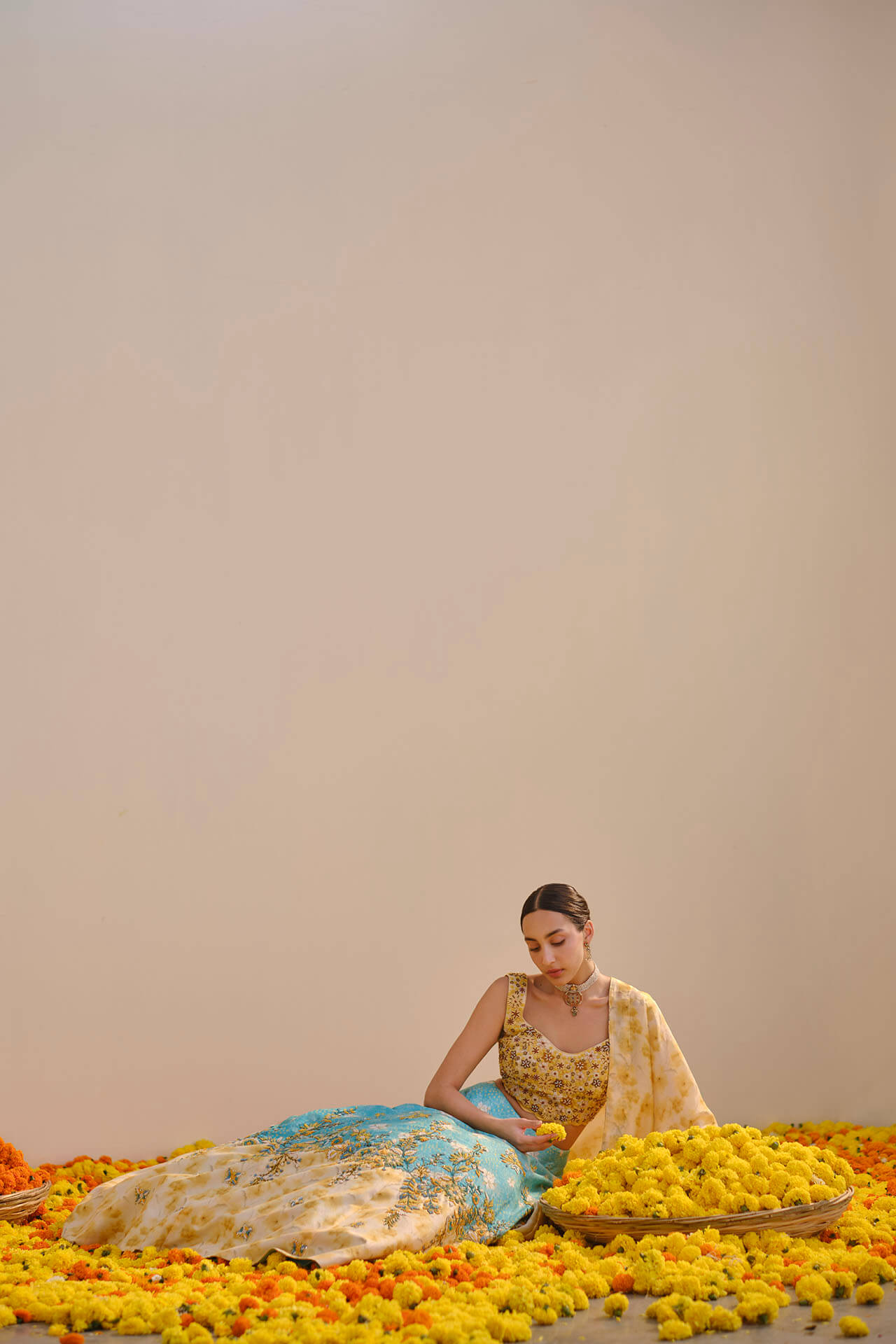 Aquamarine Lehenga