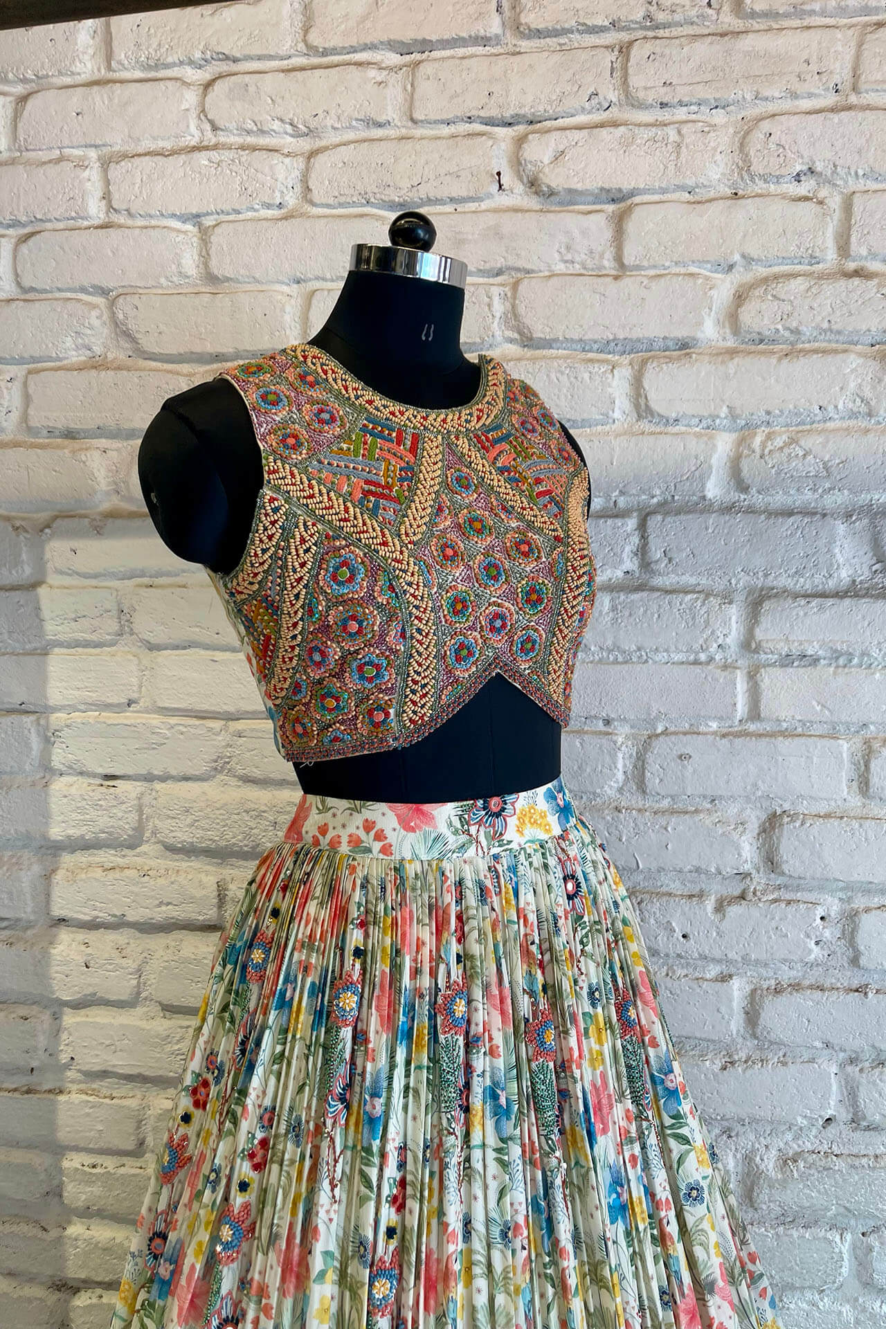 Floral – Beadwork Lehenga