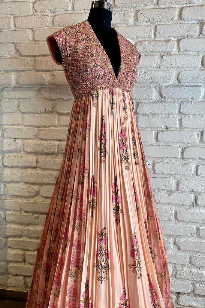 Pink Beadwork Gown