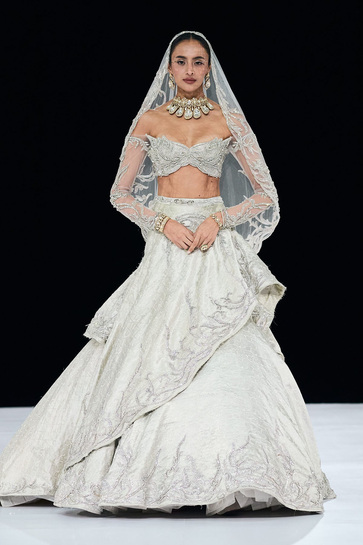 Cascading Vow Lehenga