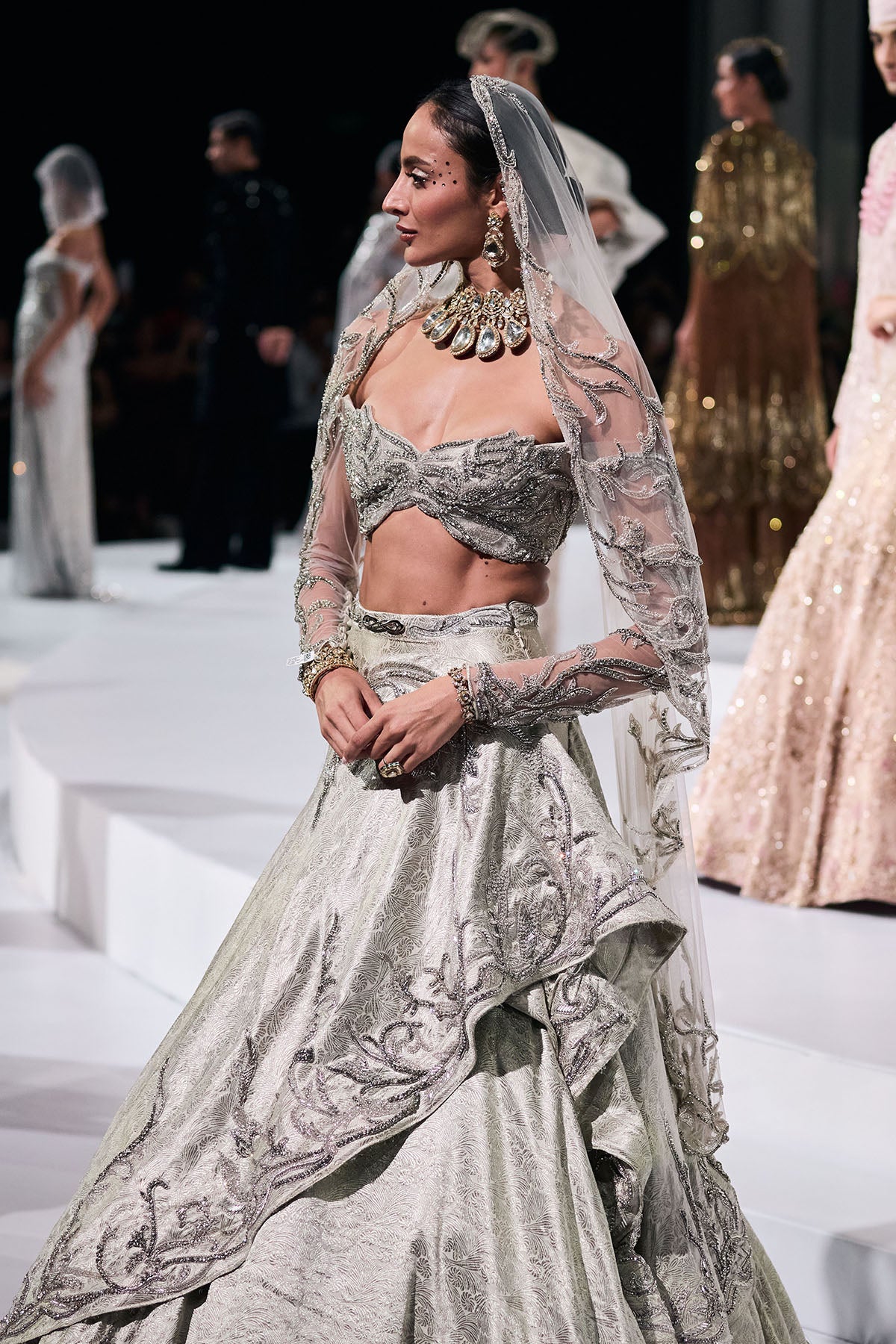 Cascading Vow Lehenga