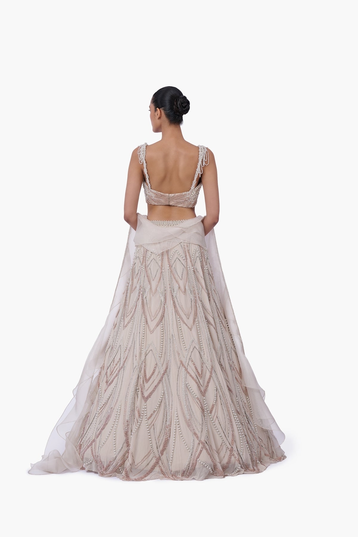 The Aureate Bloom Lehenga