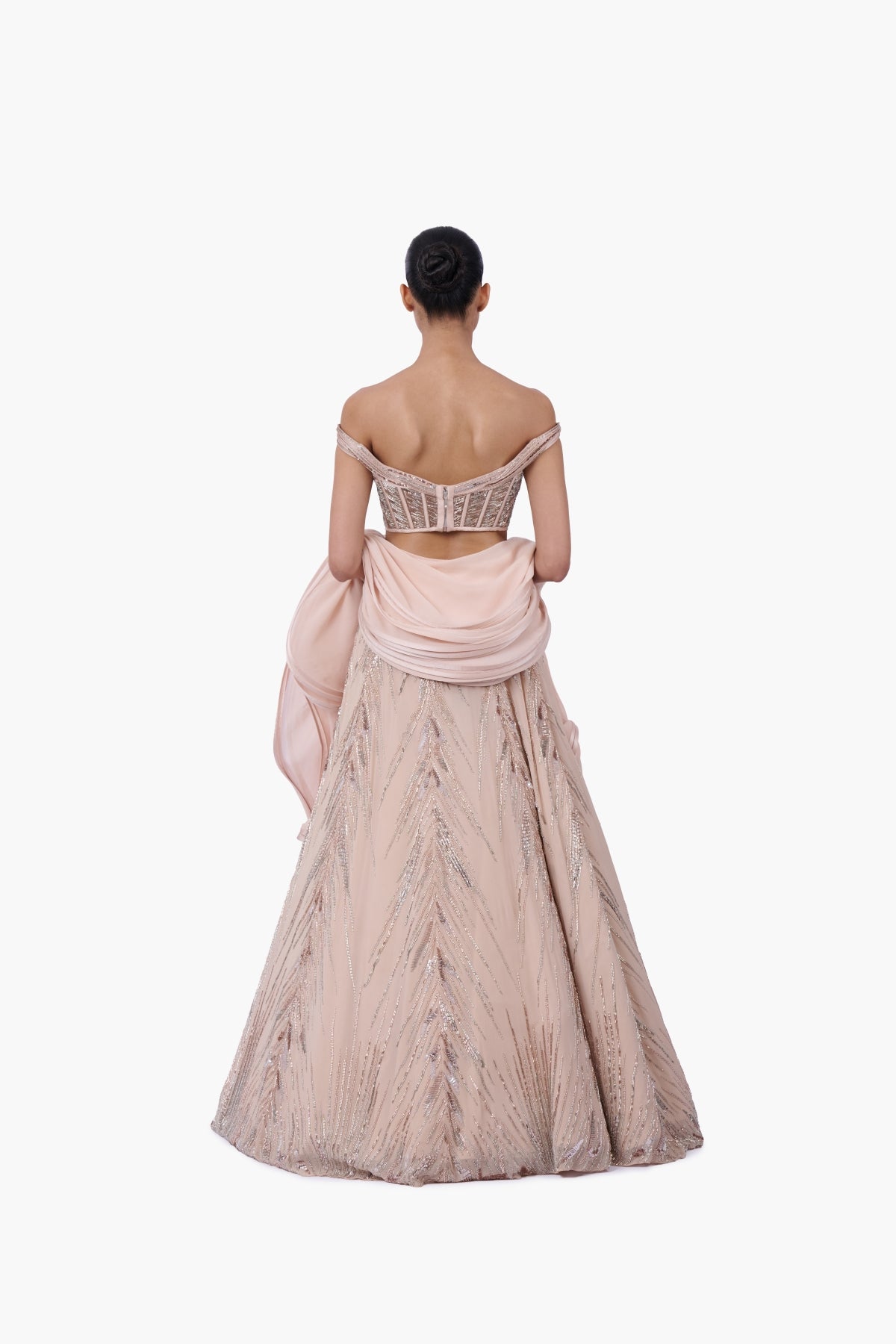 The Ethereal Crest Lehenga