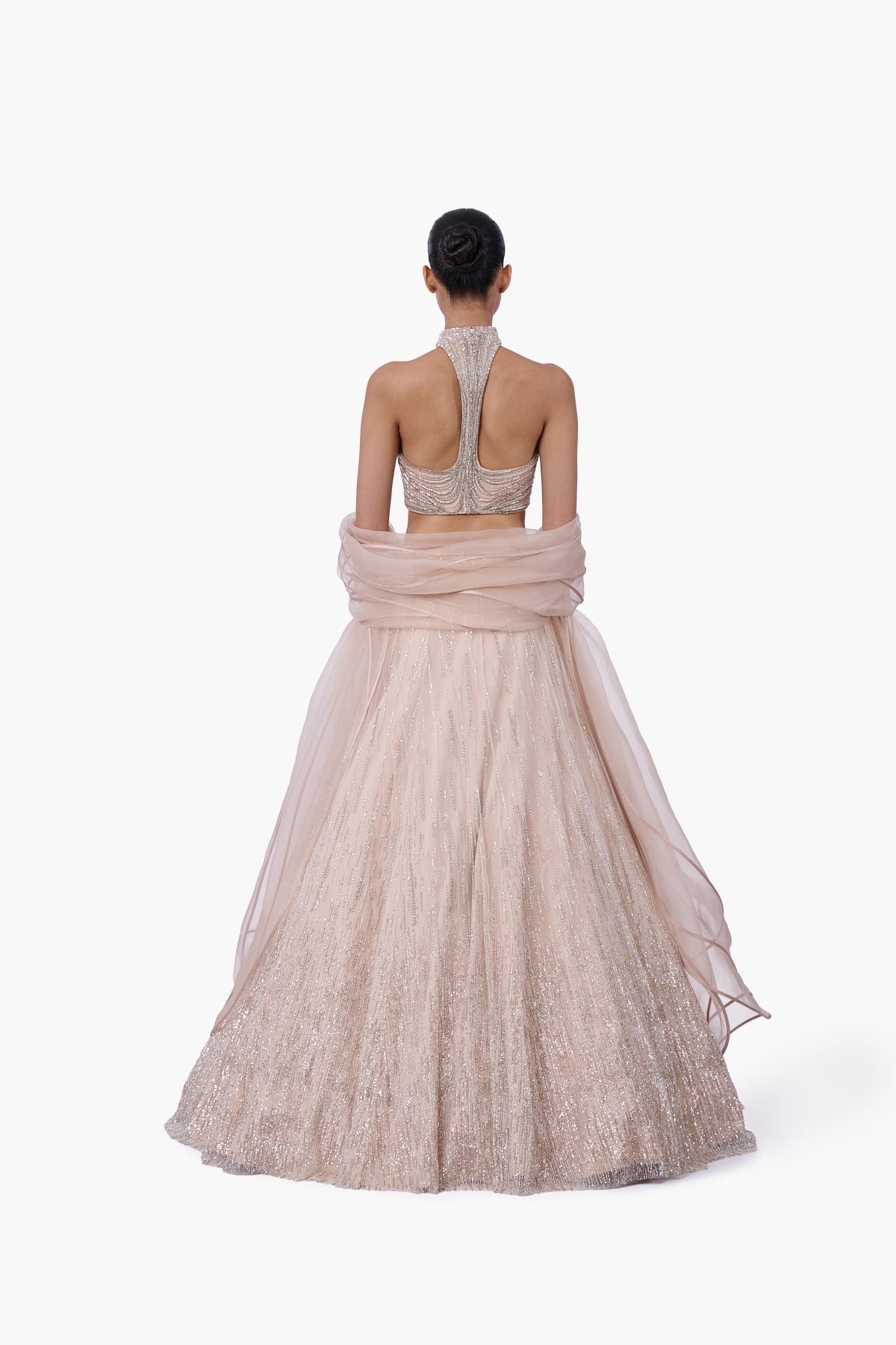 The Embellished Halter Lehenga