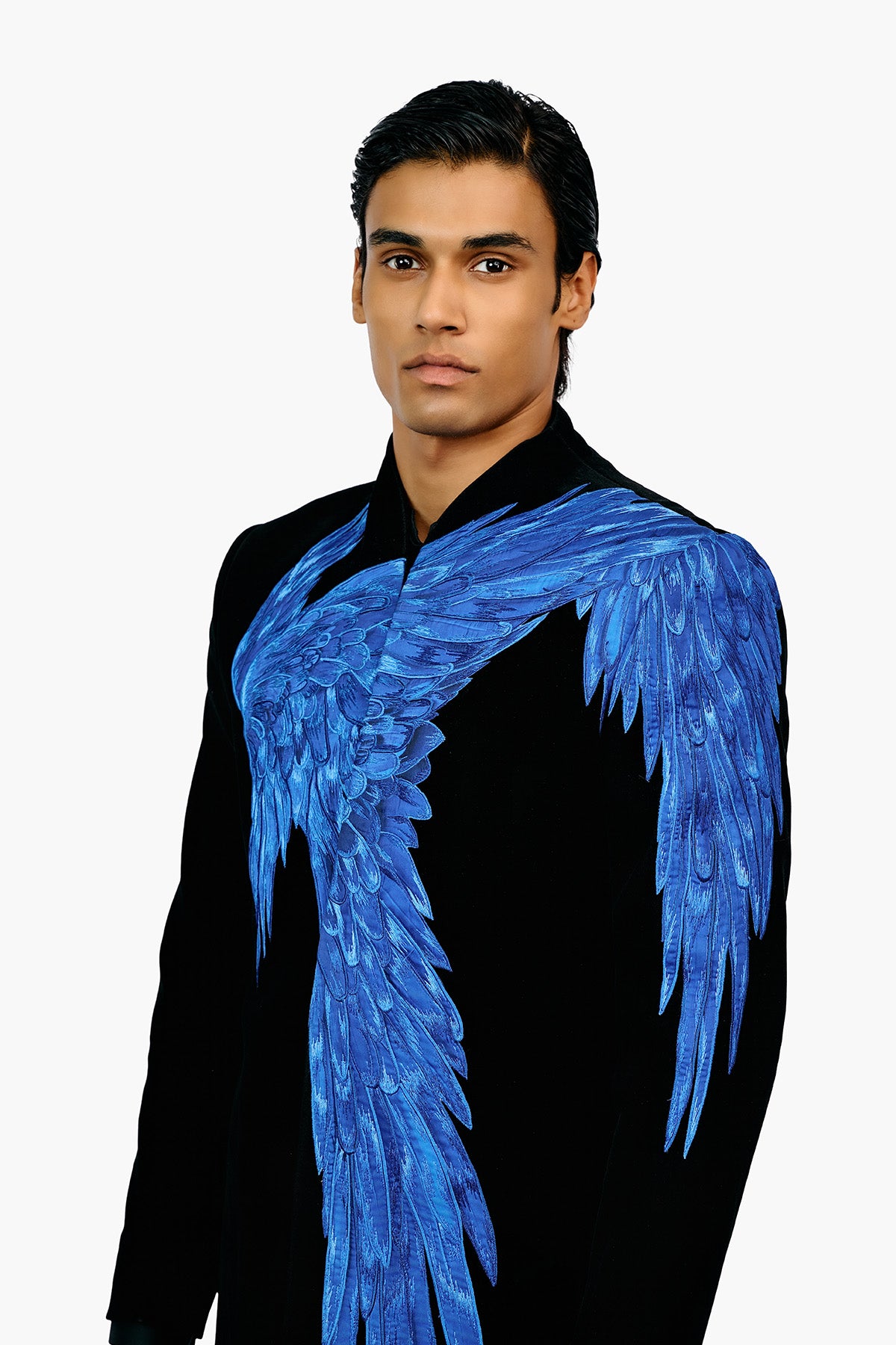 Galactic Blue Long Jacket