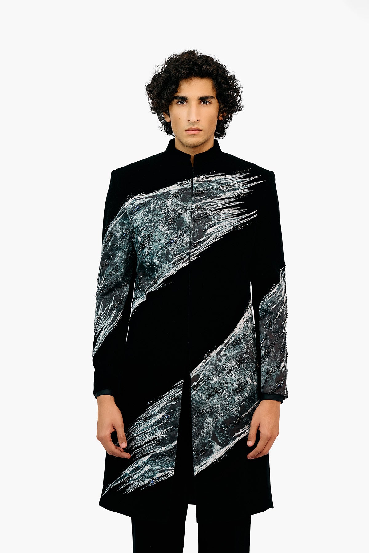 Appliqué Meteor Long Jacket