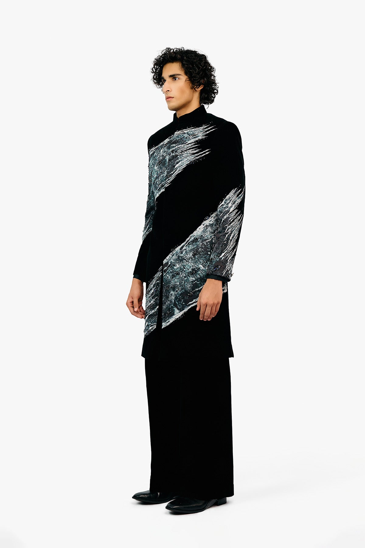 Appliqué Meteor Long Jacket