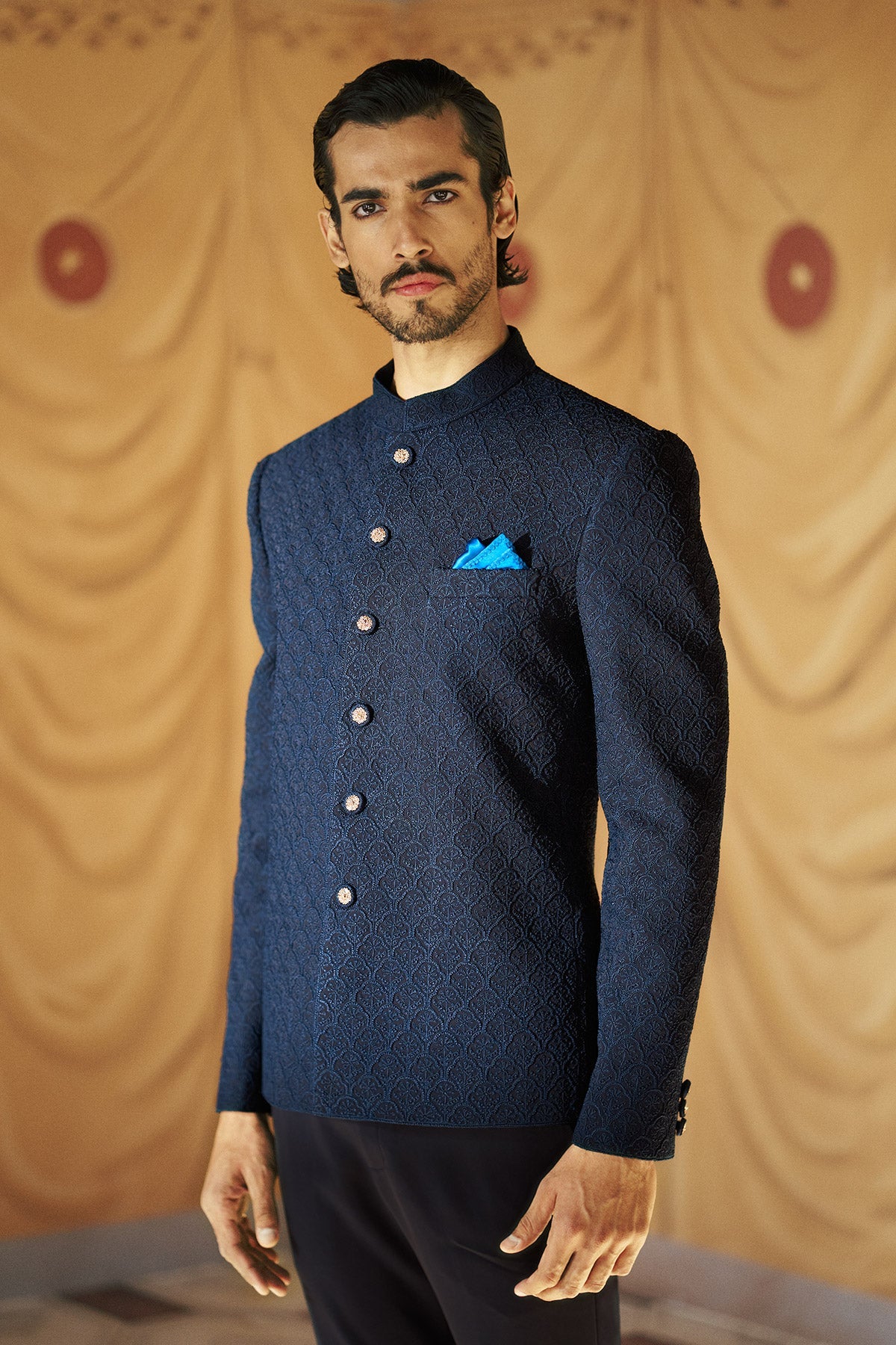 Iktan Bandgala Short Jacket & Pant Set