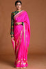 Hot Pink Moon Flower Saree - Ready to Ship