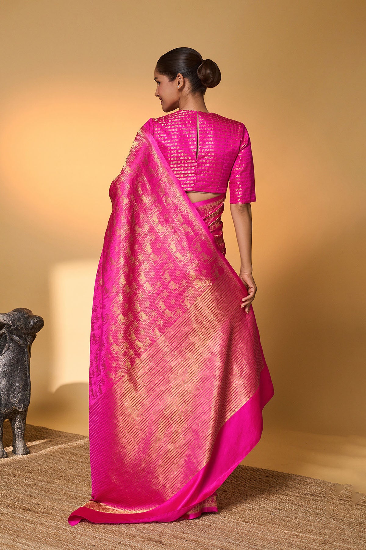 Rani Chaand Chaukor Saree