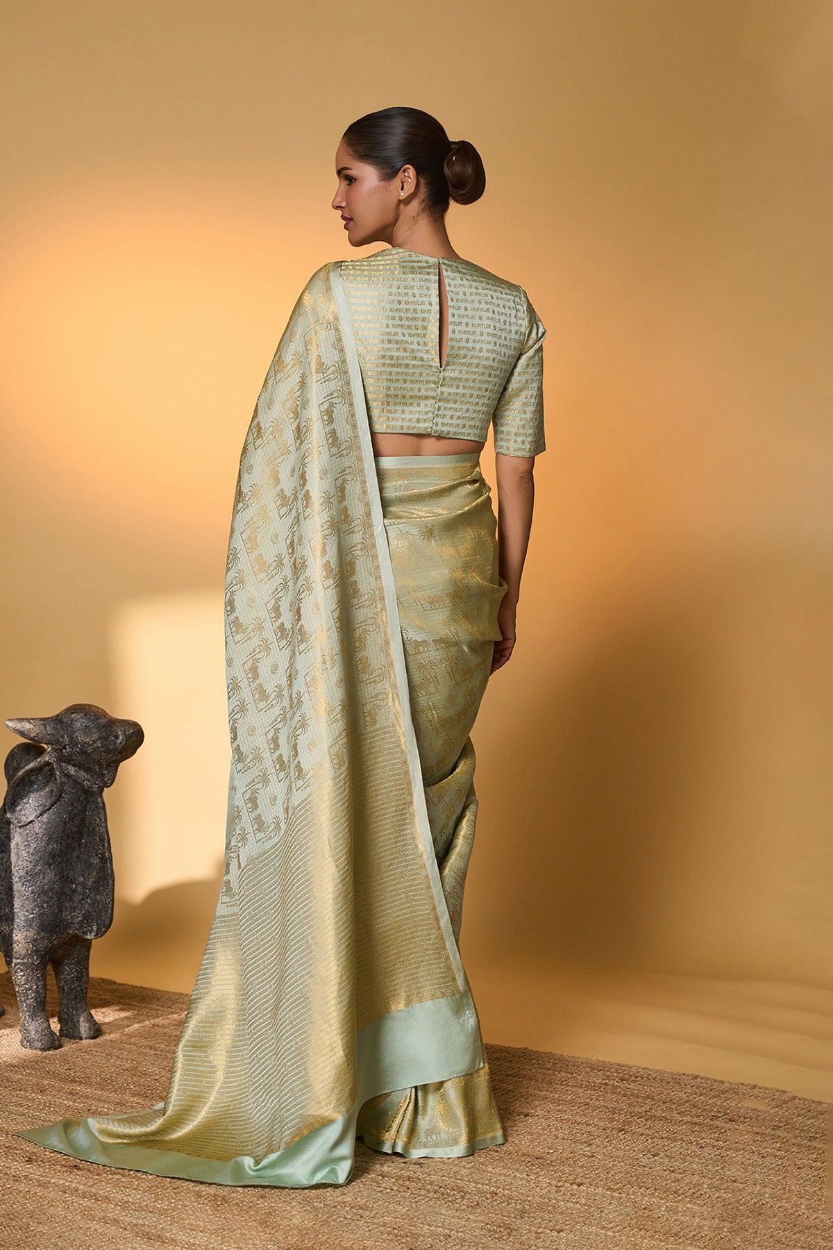 Kashni Chaand Chaukor Saree