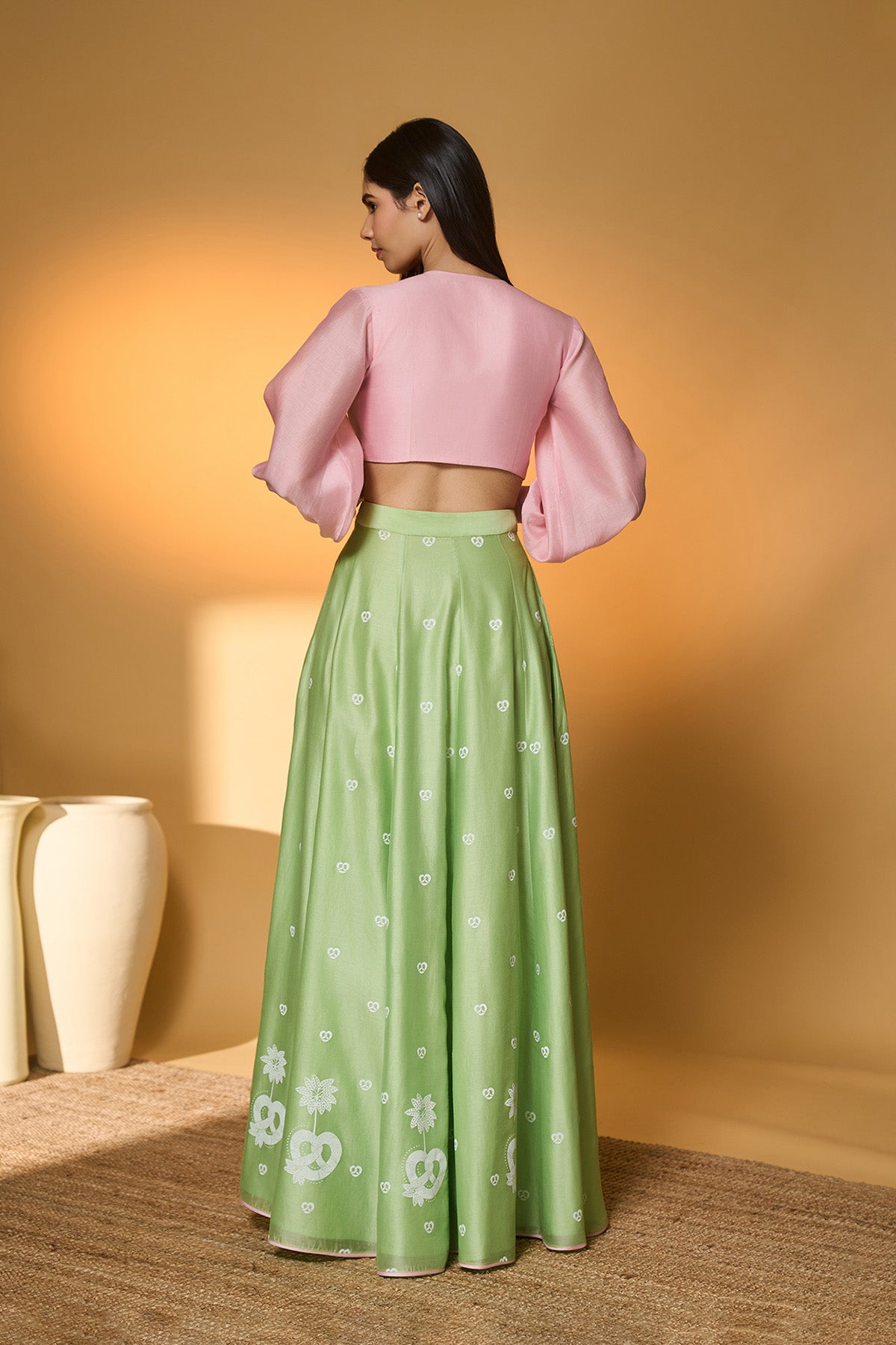 Totem Pod On Lunar Aisle Skirt Set