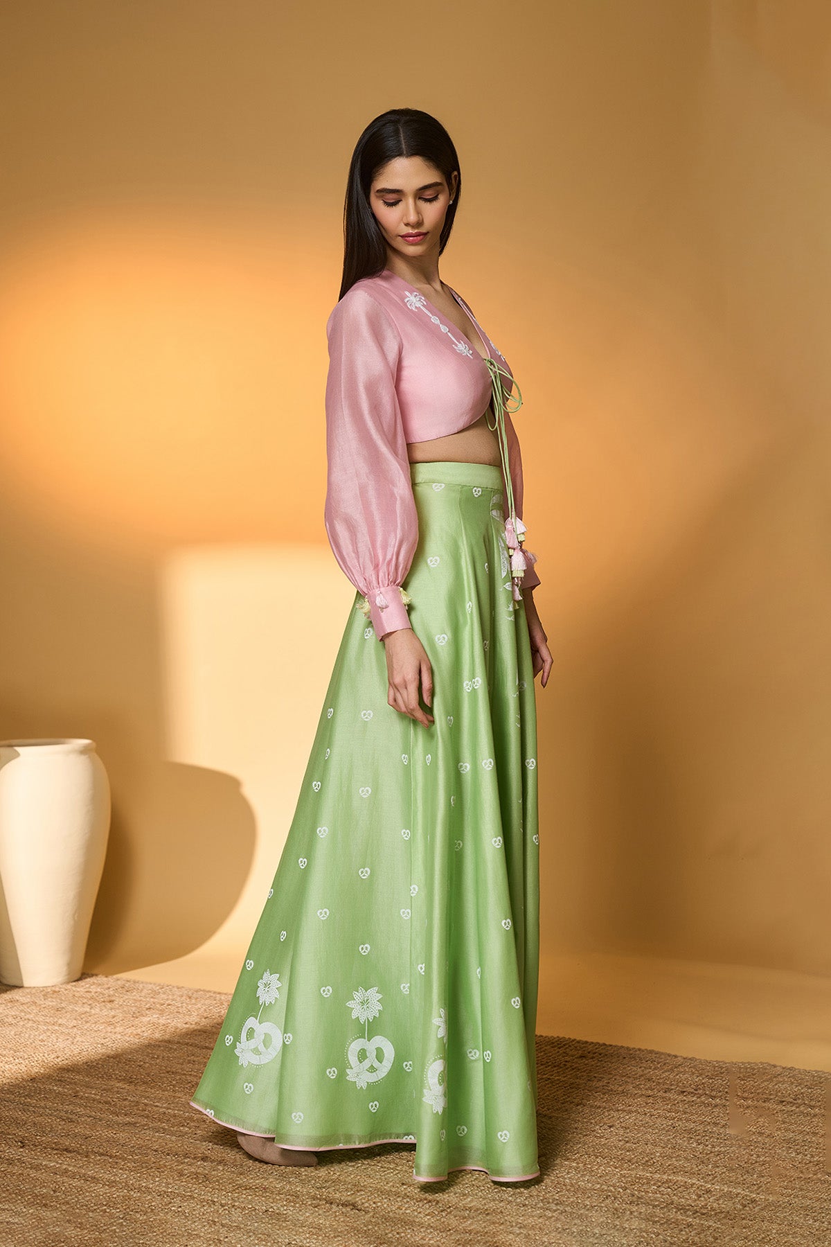 Totem Pod On Lunar Aisle Skirt Set