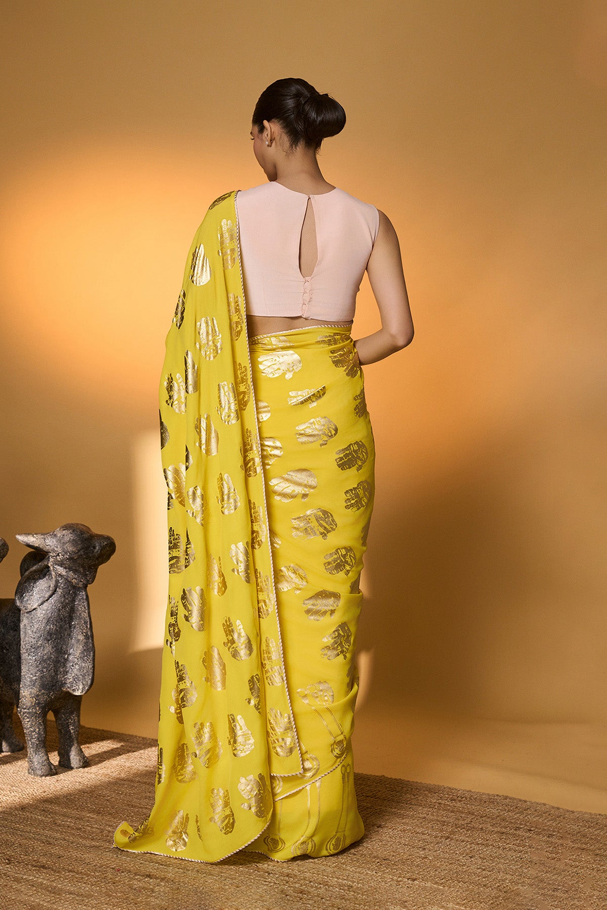 Yellow Haath Saree