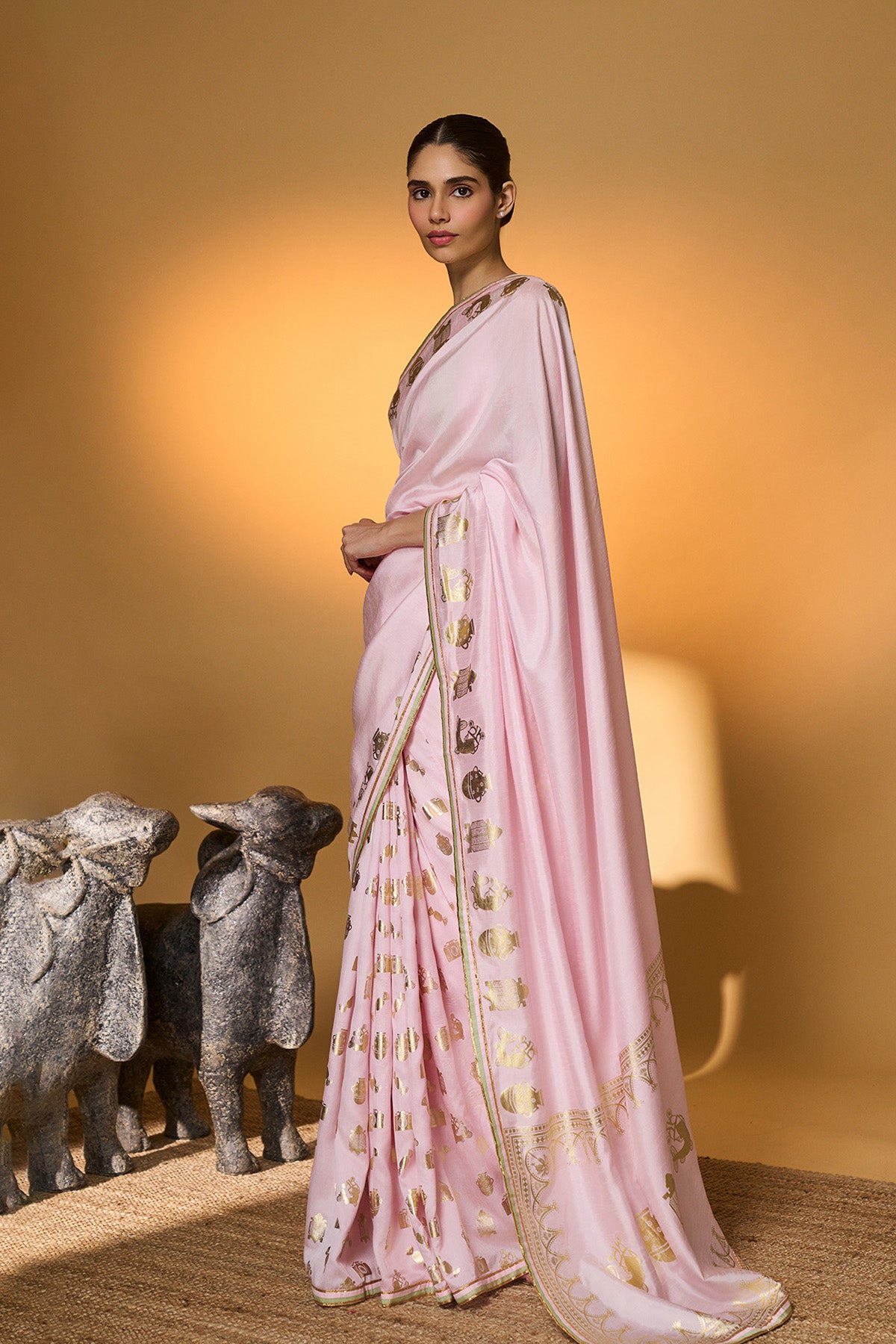 Baby Pink All Charms Saree