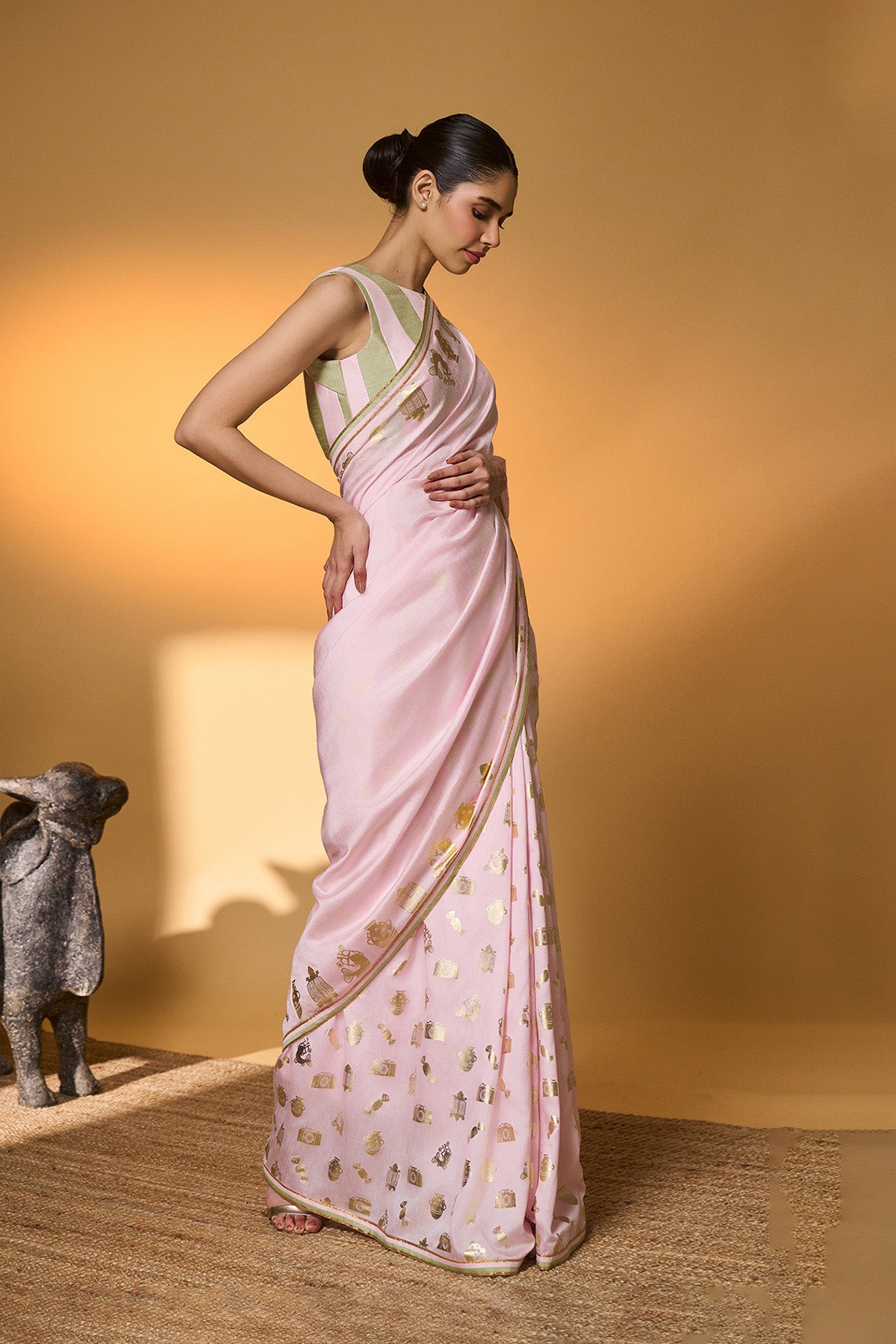 Baby Pink All Charms Saree