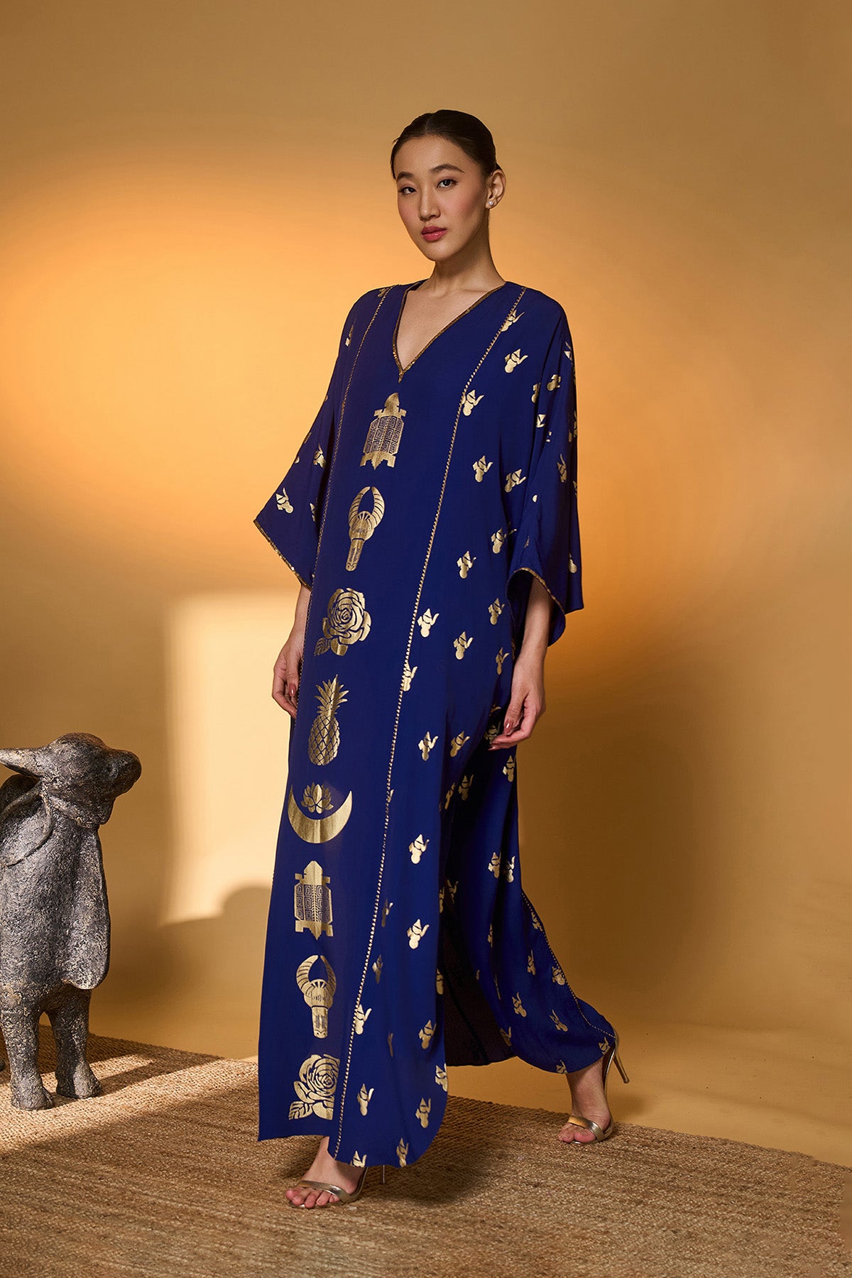 Electric Blue All Charms Kaftan