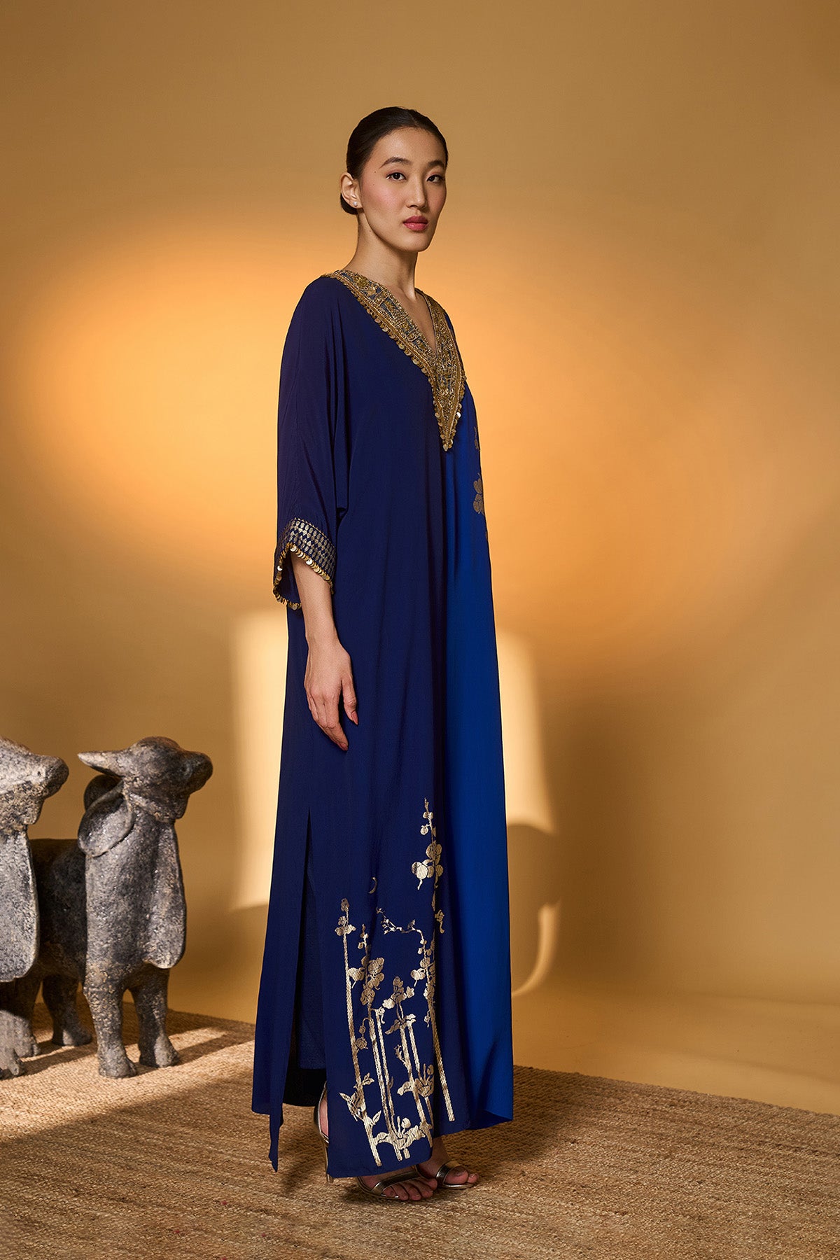 Blue Moonlight Melody Kaftan
