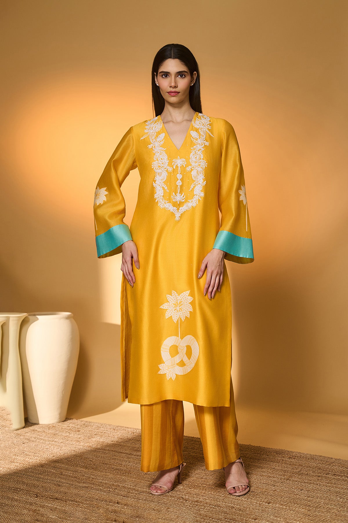 Yellow Jungle Bakery Kurta Set