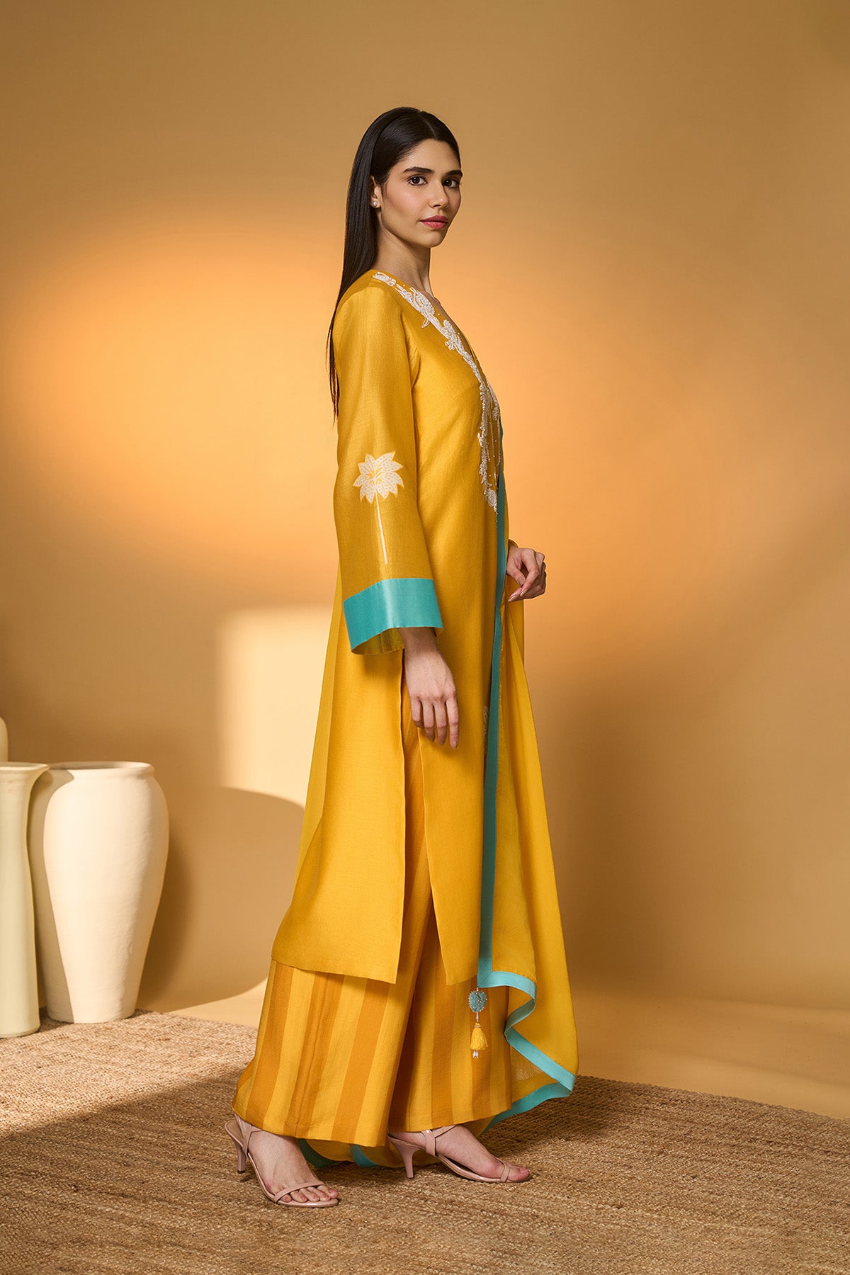 Yellow Jungle Bakery Kurta Set