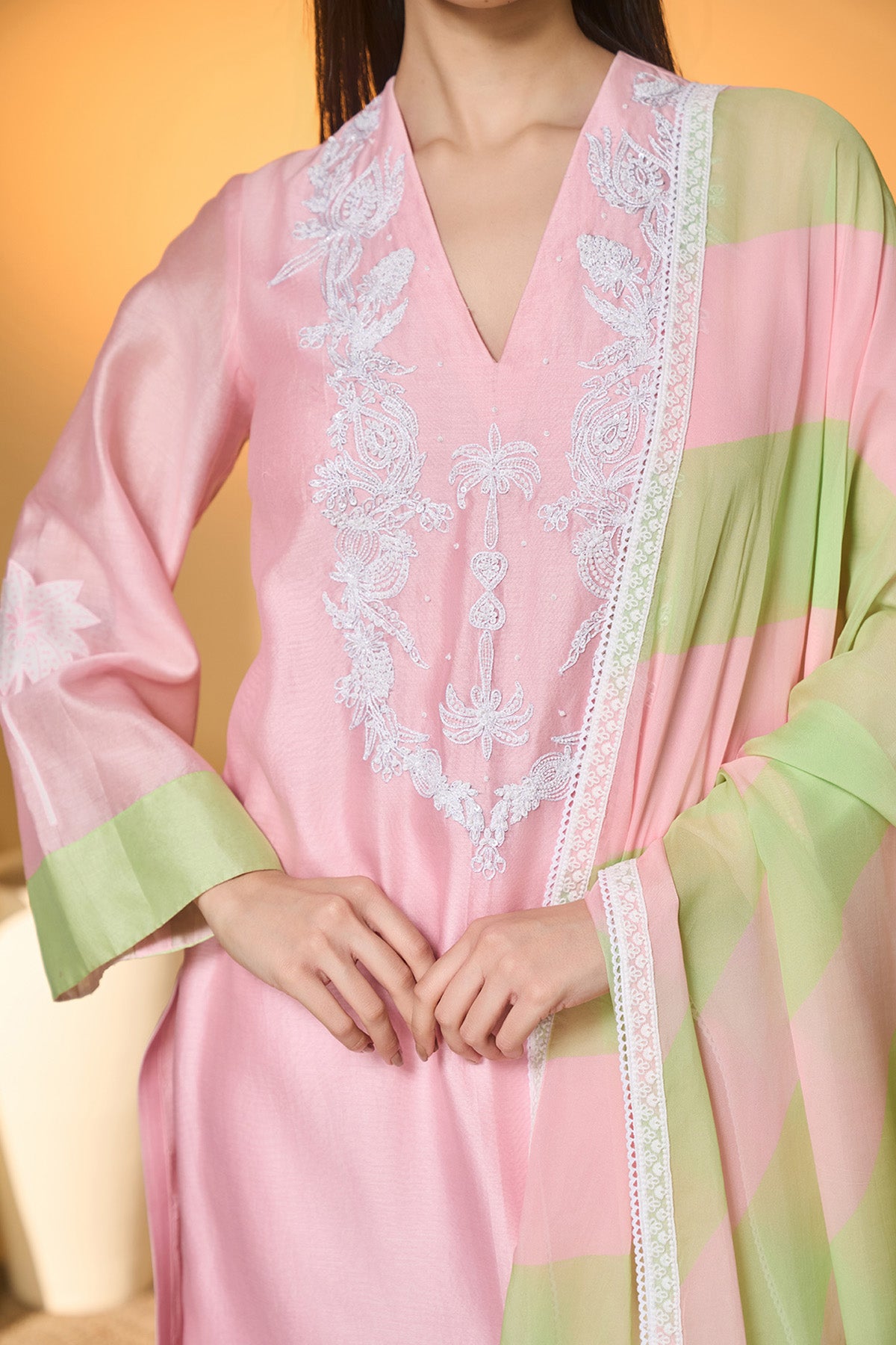 Blushing Bloom Kurta Set