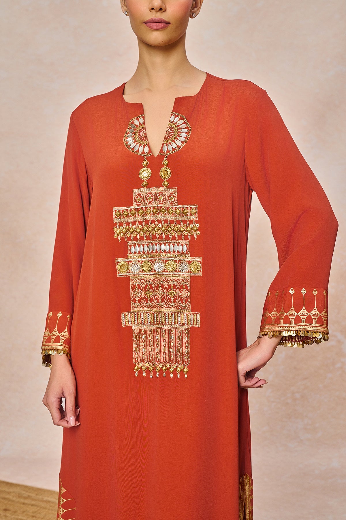Rust Desert Muse Kaftan