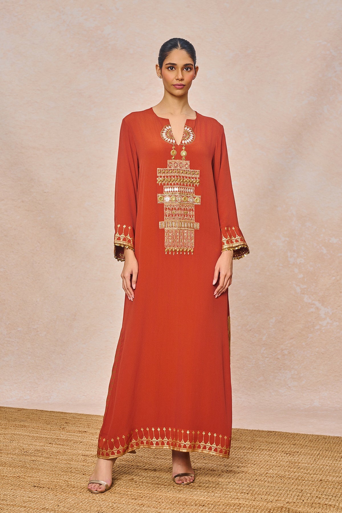 Rust Desert Muse Kaftan