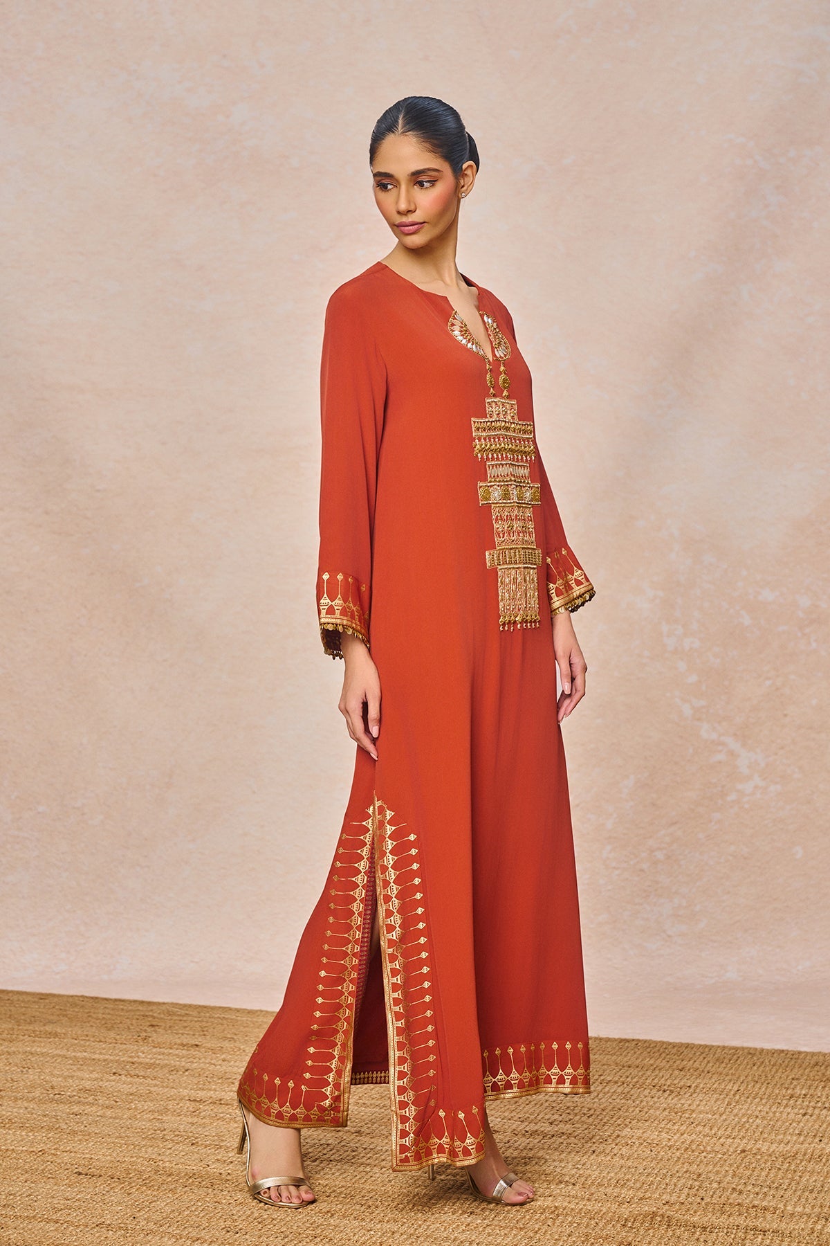 Rust Desert Muse Kaftan