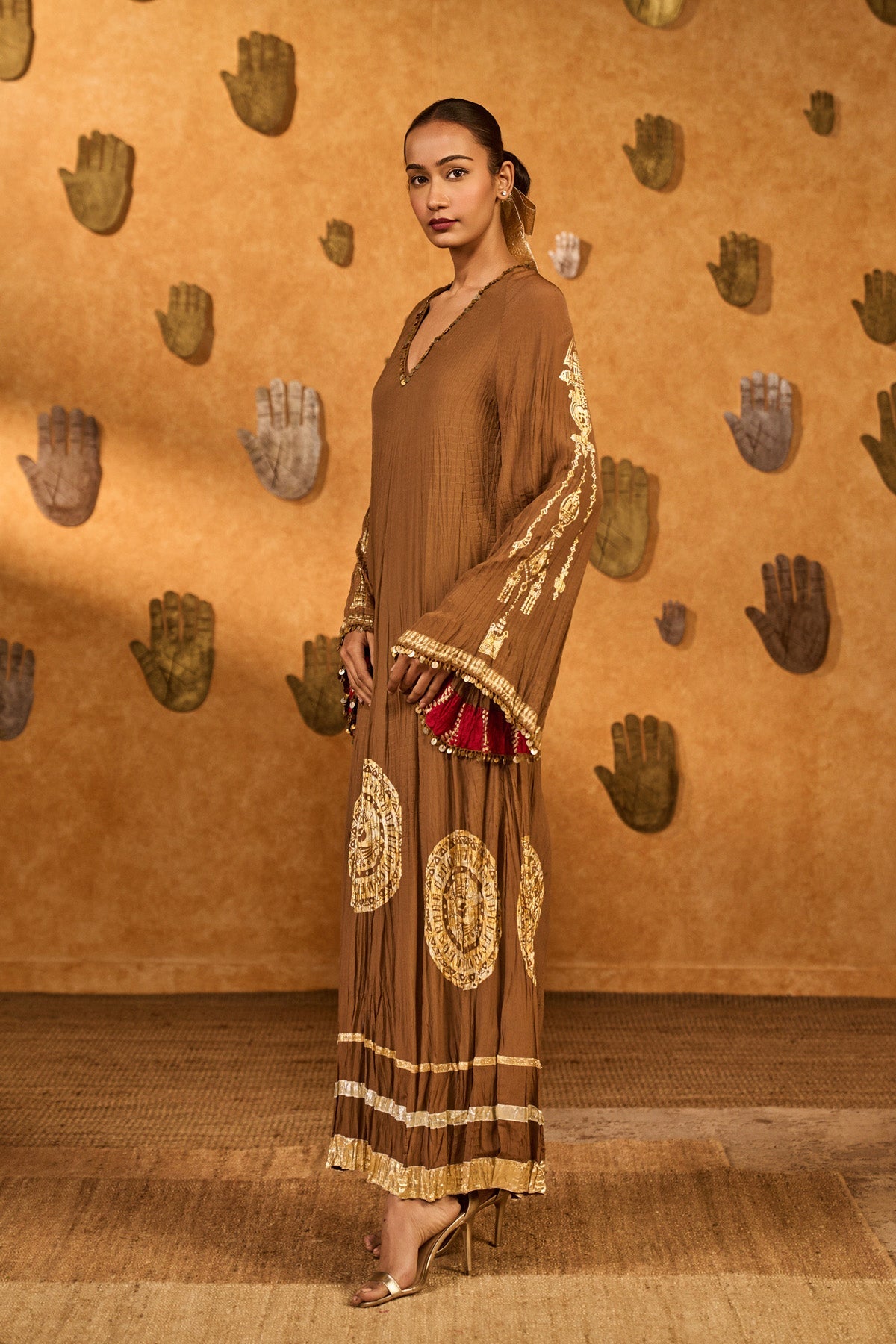 Mocha Muse Moonfish Kaftan