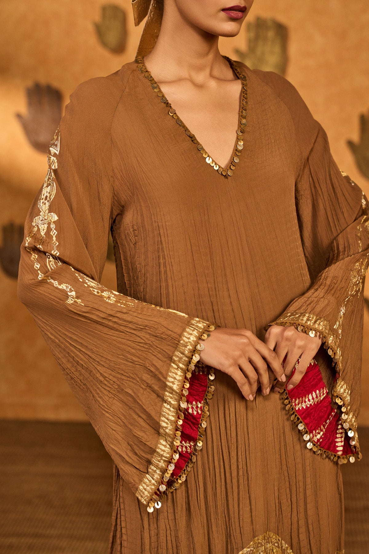 Mocha Muse Moonfish Kaftan