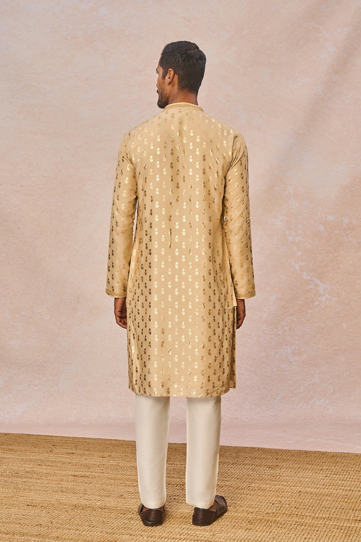 Beige Pixie Dust Kurta Set