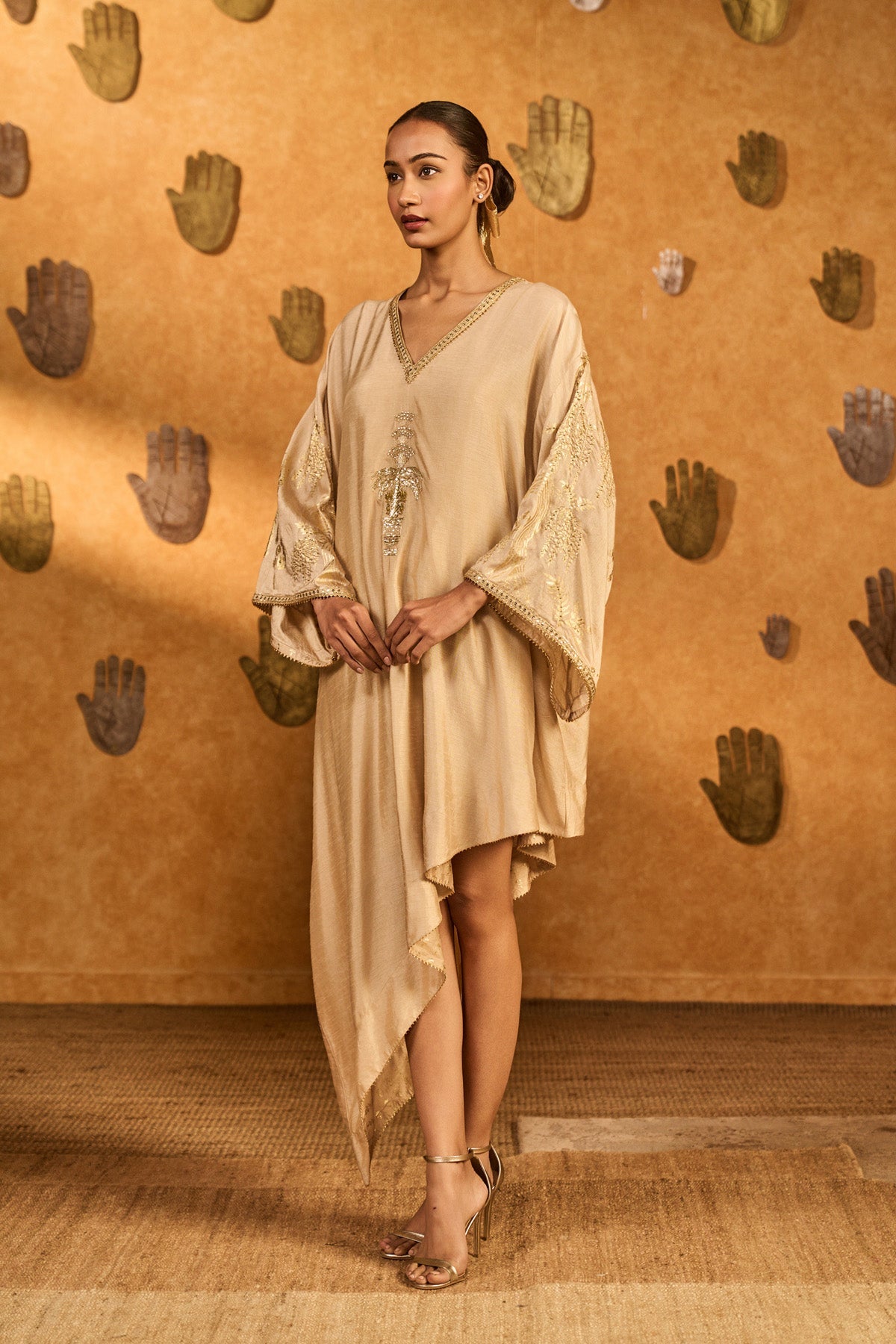 Oatmeal Zen Garden Kaftan