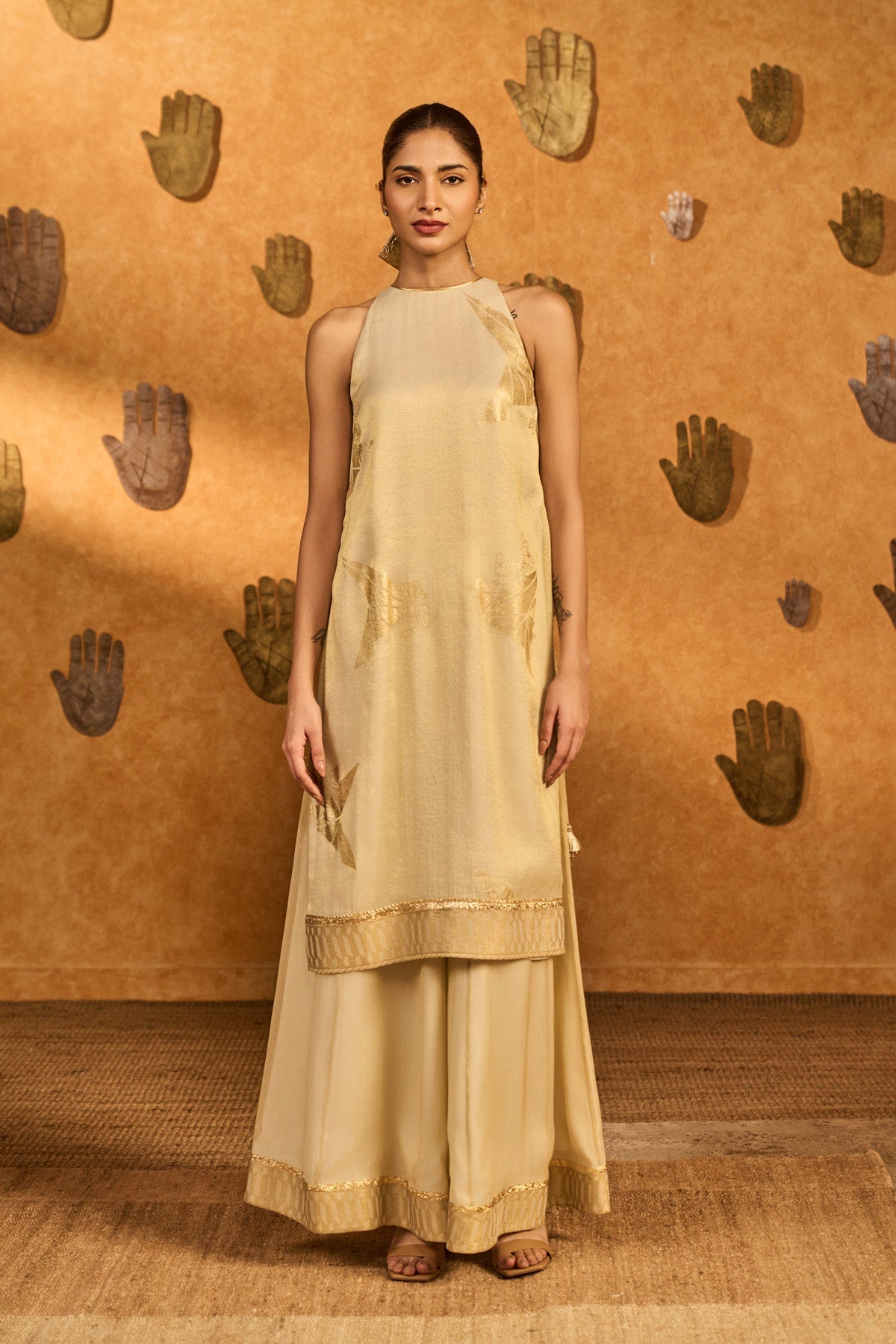 Gold Ivory Paper Breeze Set