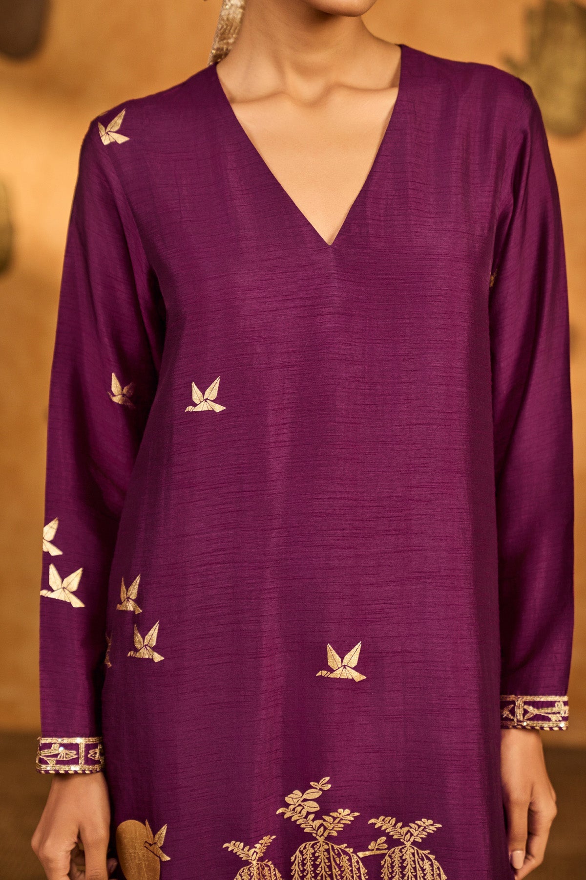 Berry Still Water Bloom Kurta Set
