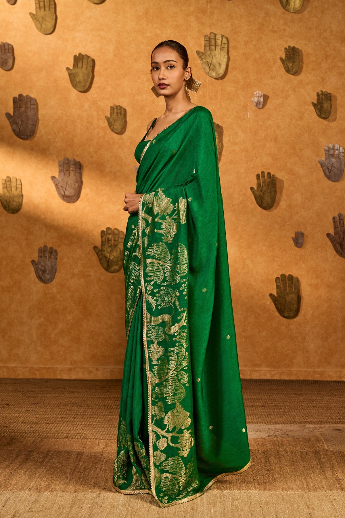 Green Zen Saree