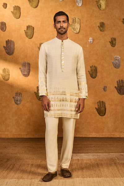 Ivory Midas Touch Kurta Set - Ready To Ship
