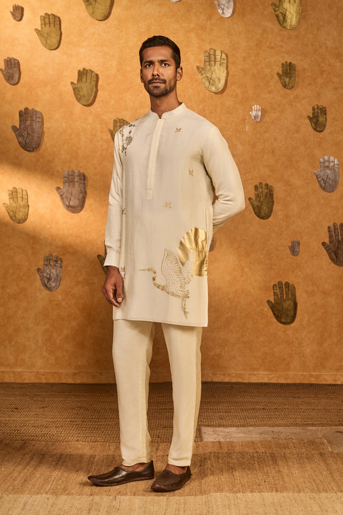 Ivory Crane Dawn Kurta Set
