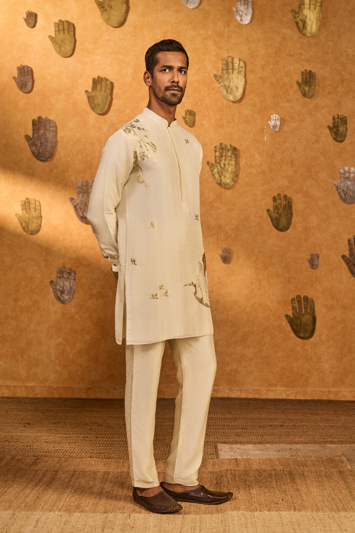 Ivory Crane Dawn Kurta Set